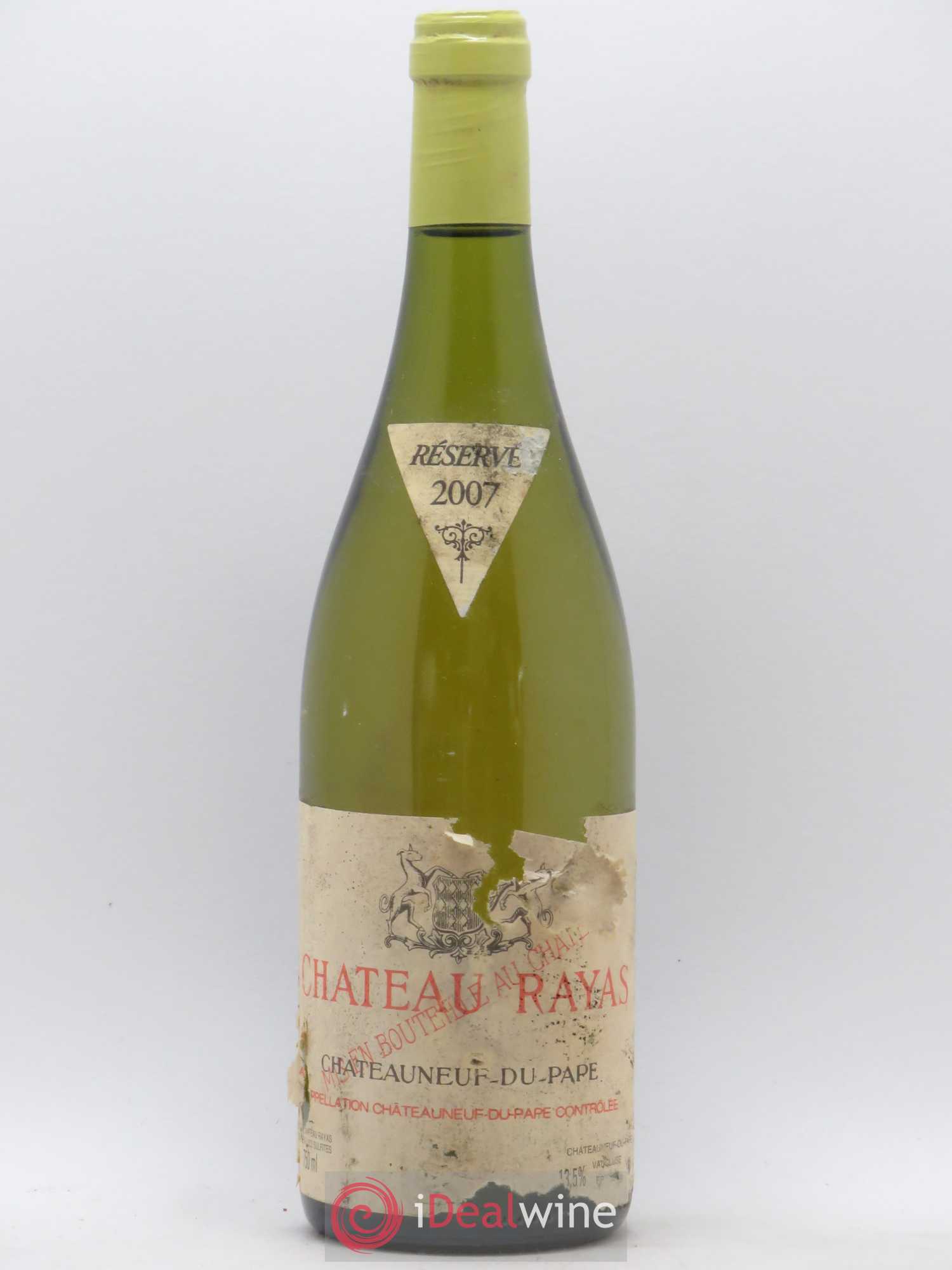 Châteauneuf-du-Pape Château Rayas Emmanuel Reynaud 2007 - Lot de 1 bouteille - 0