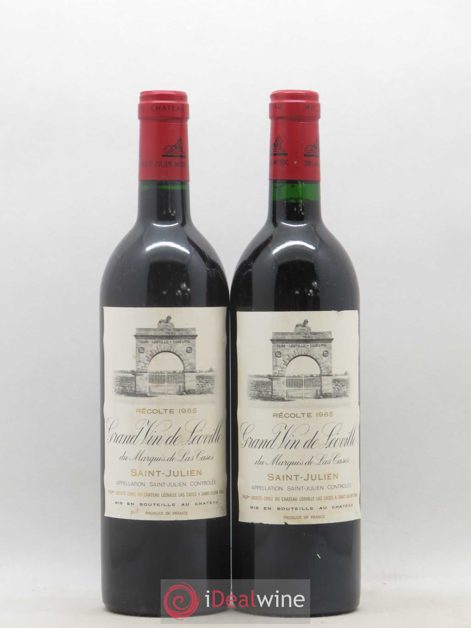 Château Léoville Las Cases 2ème Grand Cru Classé 1985 - Lot de 2 bouteilles - 0