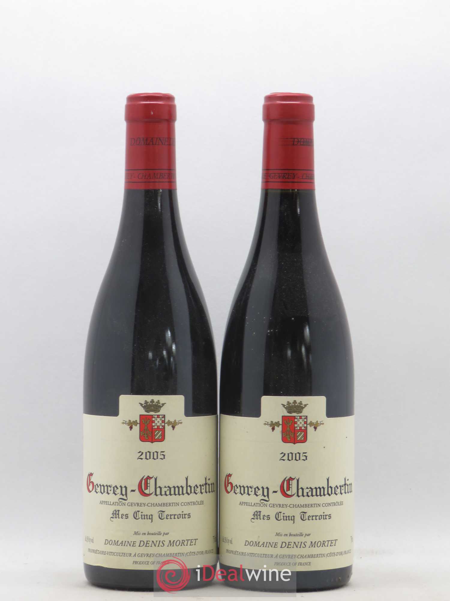 Gevrey-Chambertin Mes Cinq Terroirs Denis Mortet (Domaine) 2005 - Lot de 2 bouteilles - 0