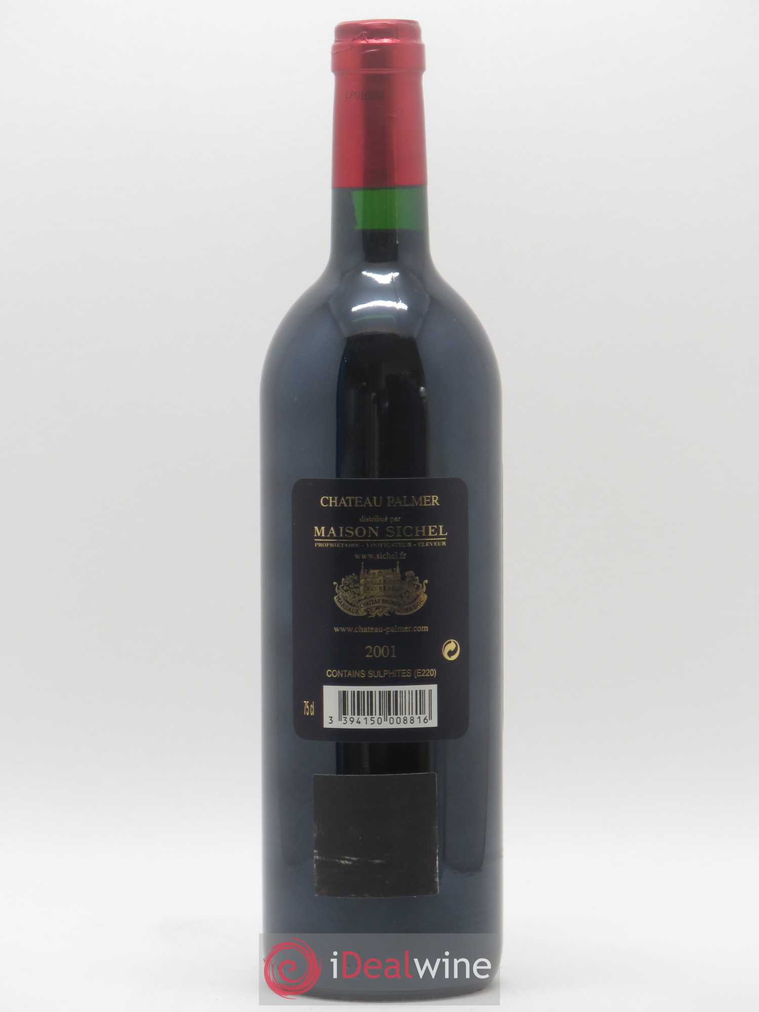 Château Palmer 3ème Grand Cru Classé 2001 - Lot de 1 bouteille - 1
