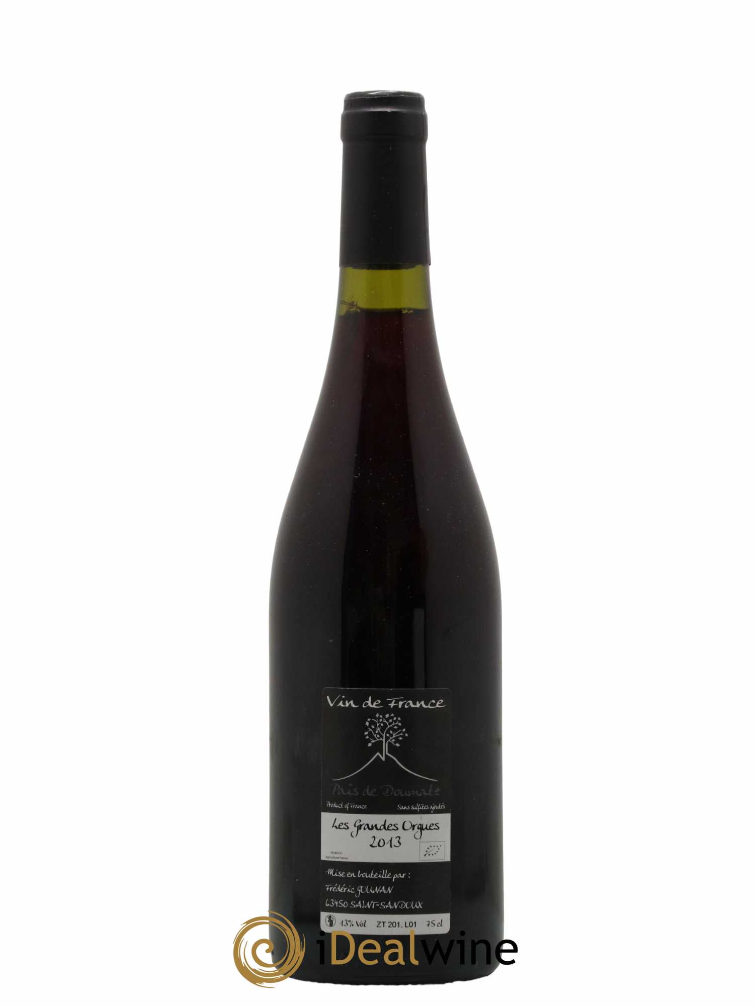 Vin de France Les Grandes Orgues Vignoble de l'Arbre Blanc 2013 - Lotto di 1 bottiglia - 1
