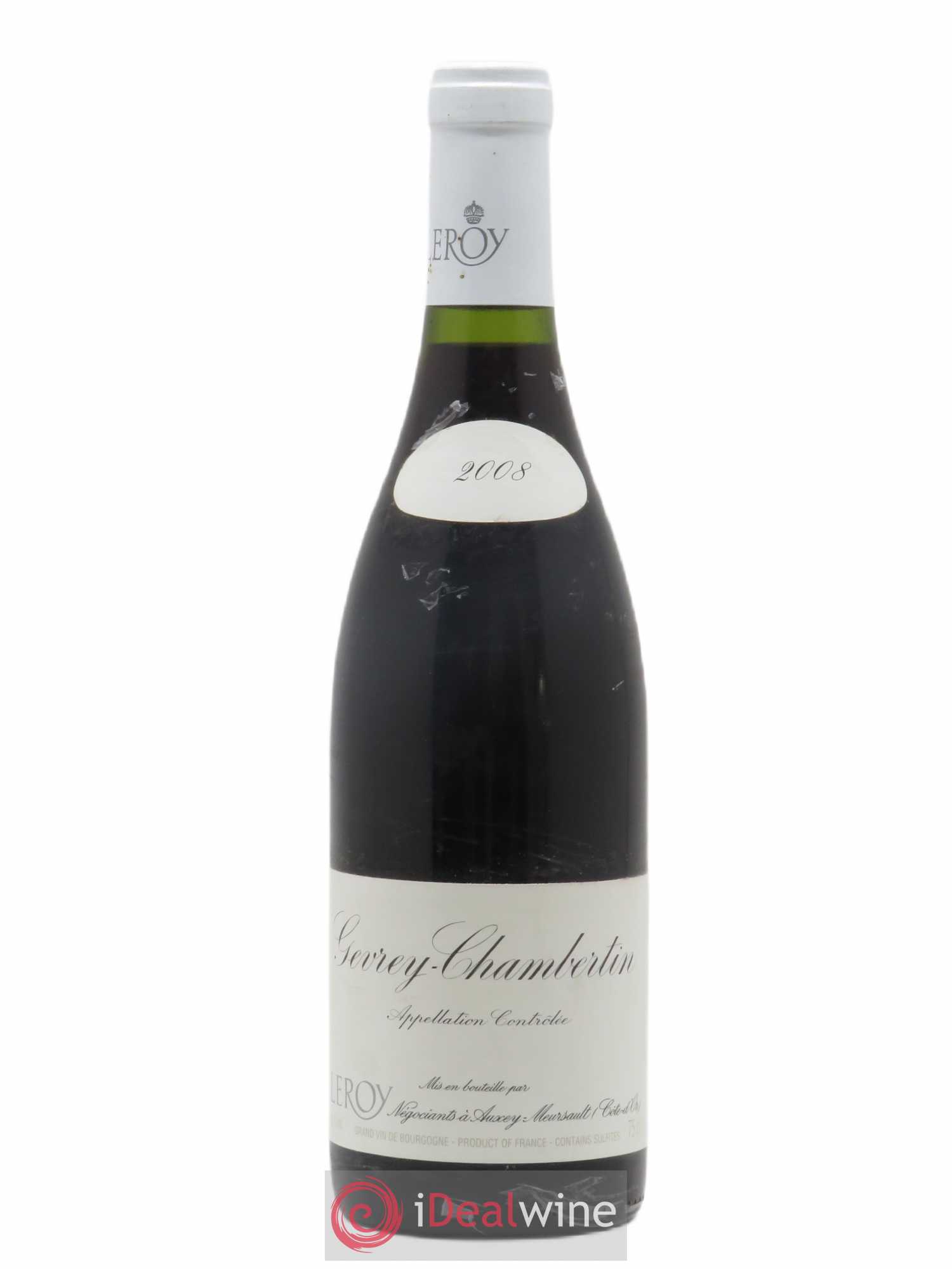 Gevrey-Chambertin Leroy SA 2008 - Lot de 1 bouteille - 0