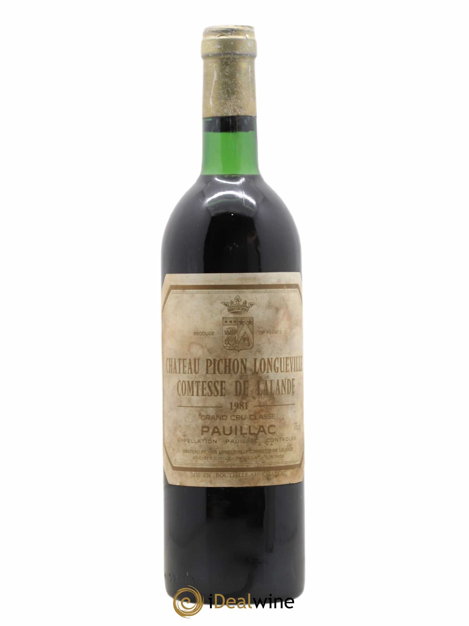 Château Pichon Longueville Comtesse de Lalande 2ème Grand Cru Classé 1981 - Lot de 1 bouteille - 0