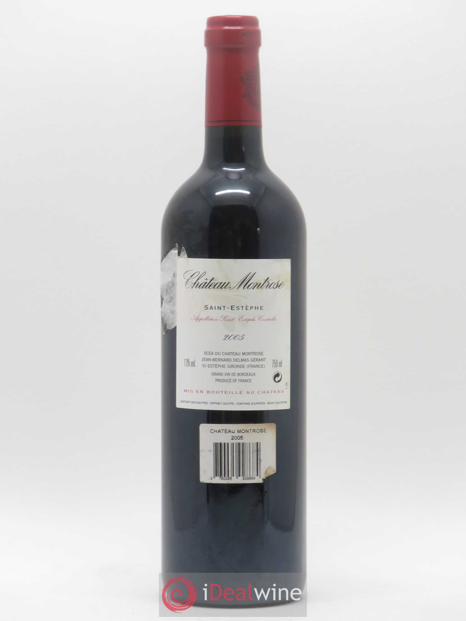 Château Montrose 2ème Grand Cru Classé 2005 - Lot de 1 bouteille - 1