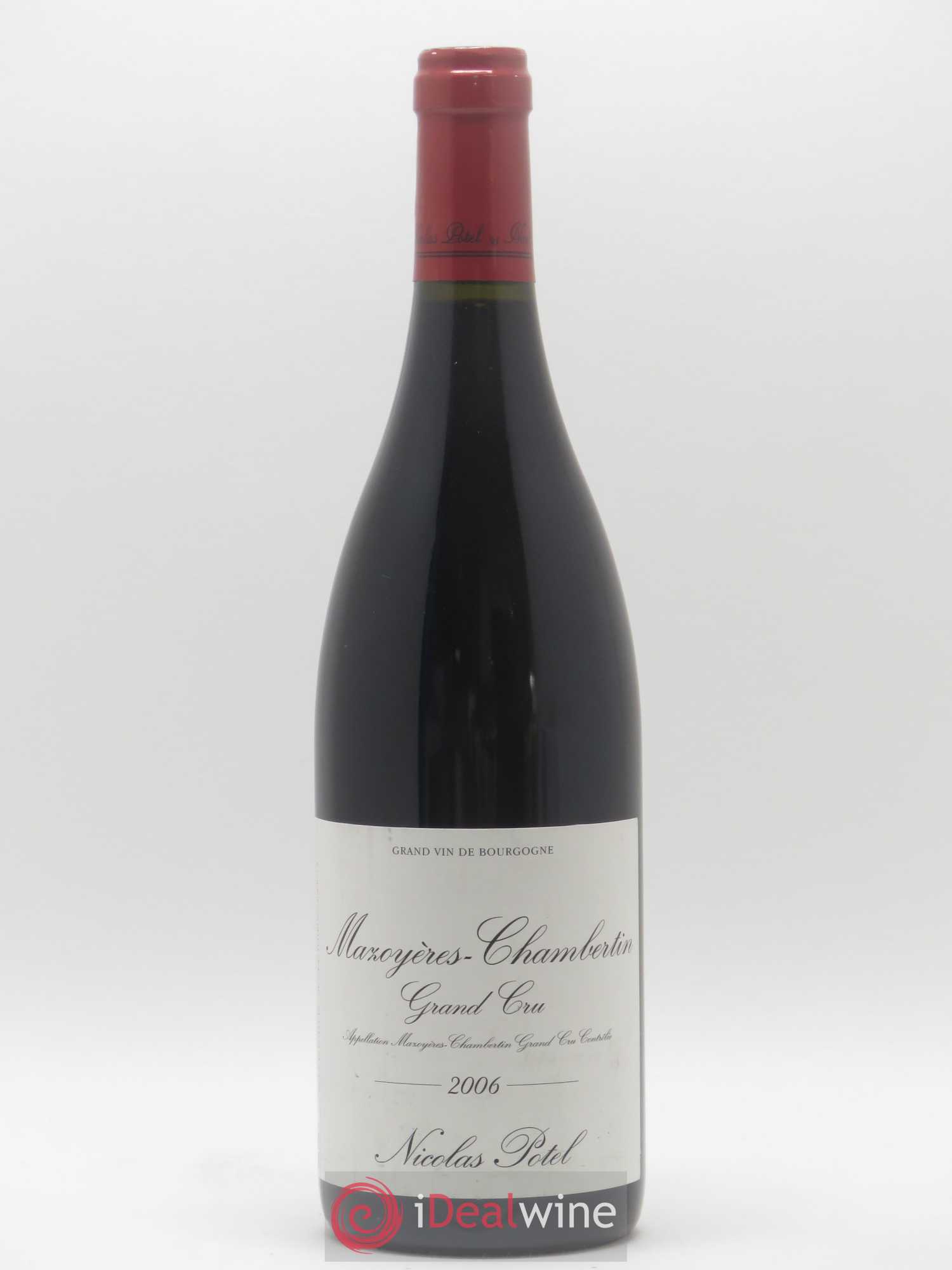 Mazoyères-Chambertin Grand Cru Nicolas Potel 2006 - Lot de 1 bouteille - 0