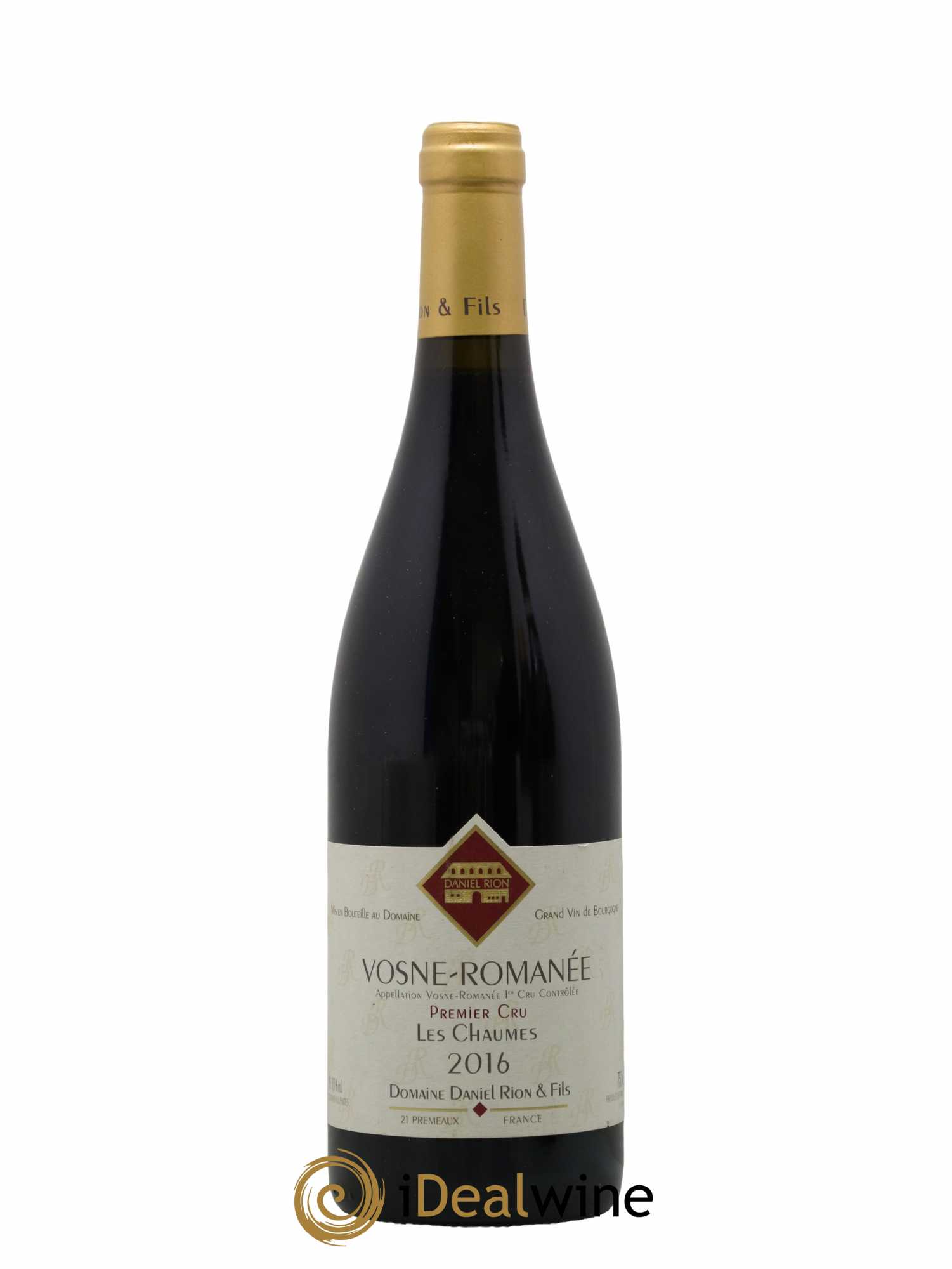 Vosne-Romanée 1er Cru Les Chaumes Domaine Daniel Rion et Fils 2016 - Lot of 1 bottle - 0