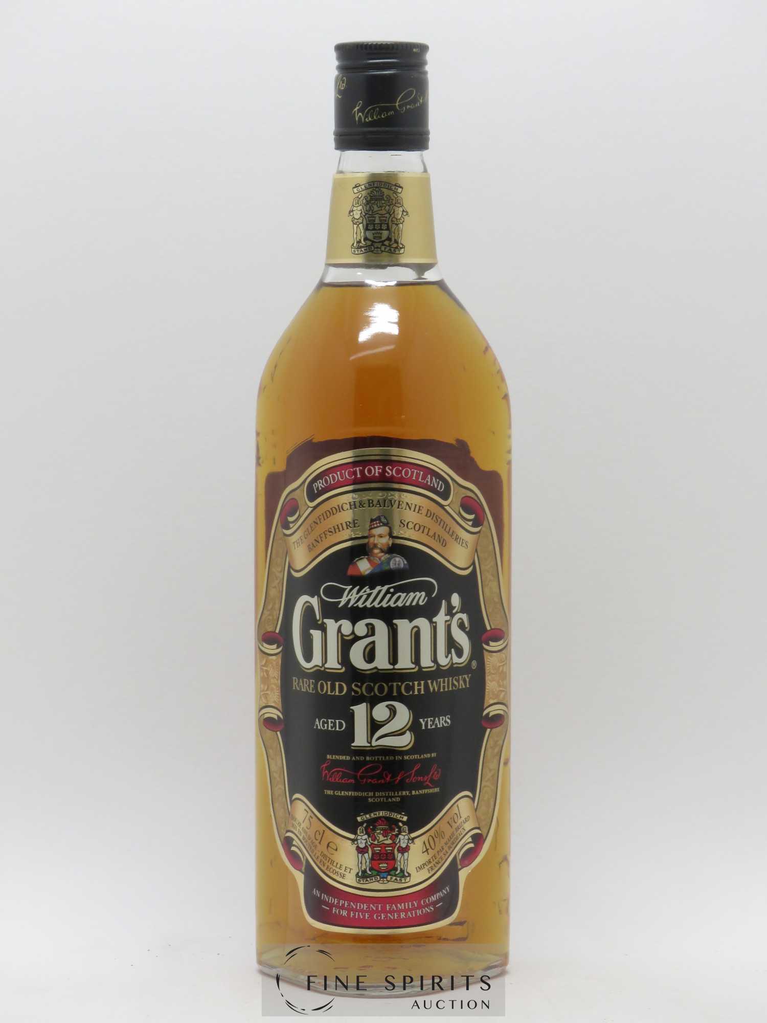 William Grant's 12 years Of. - Lot de 1 bouteille - 1