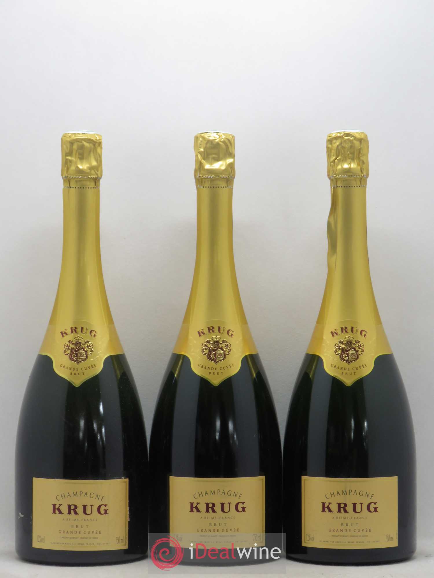 Grande Cuvée Brut Krug Dégorgement avant 2011 - Posten von 3 Flaschen - 0