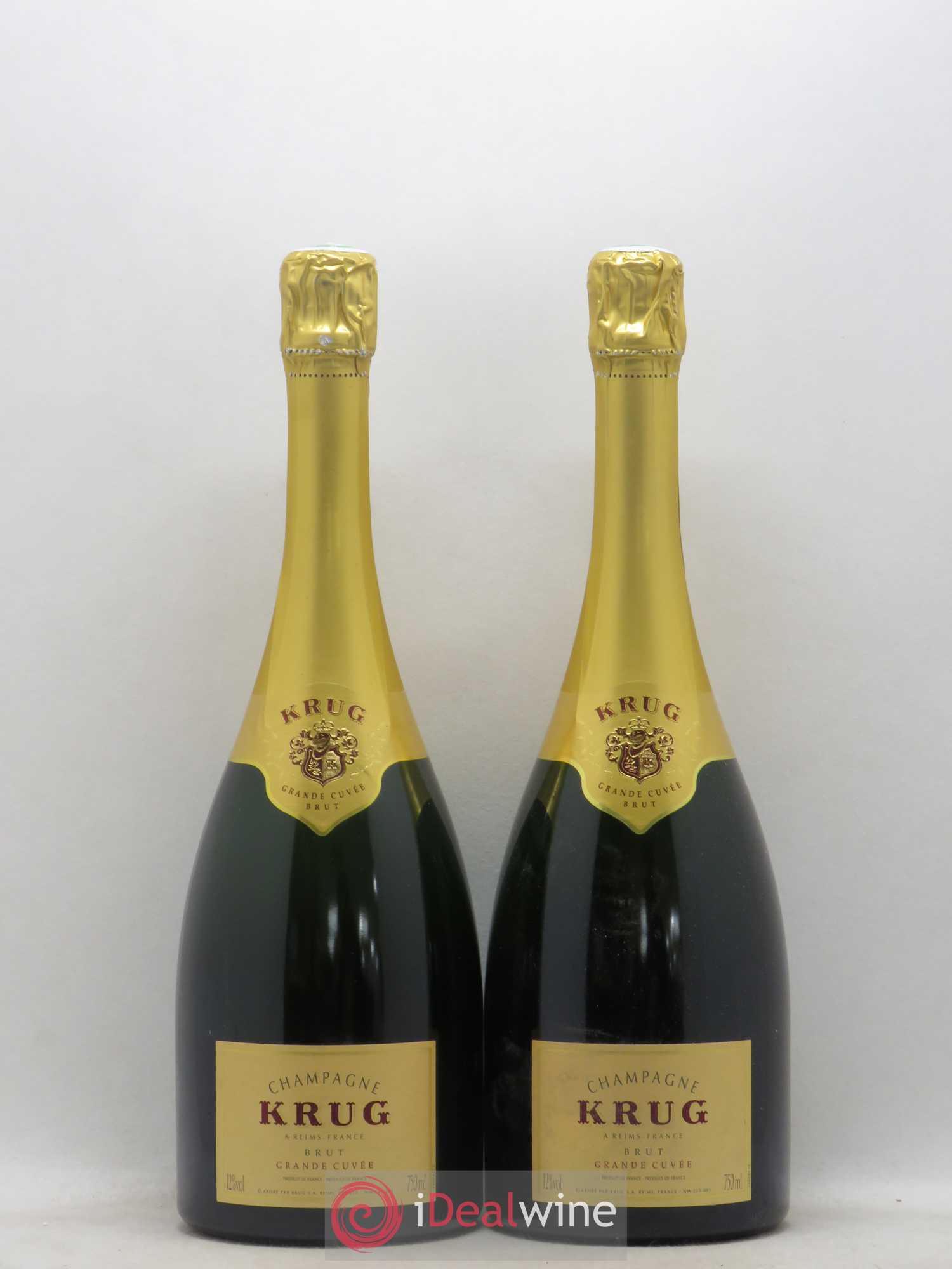Grande Cuvée Brut Krug Dégorgement avant 2011 - Posten von 2 Flaschen - 0