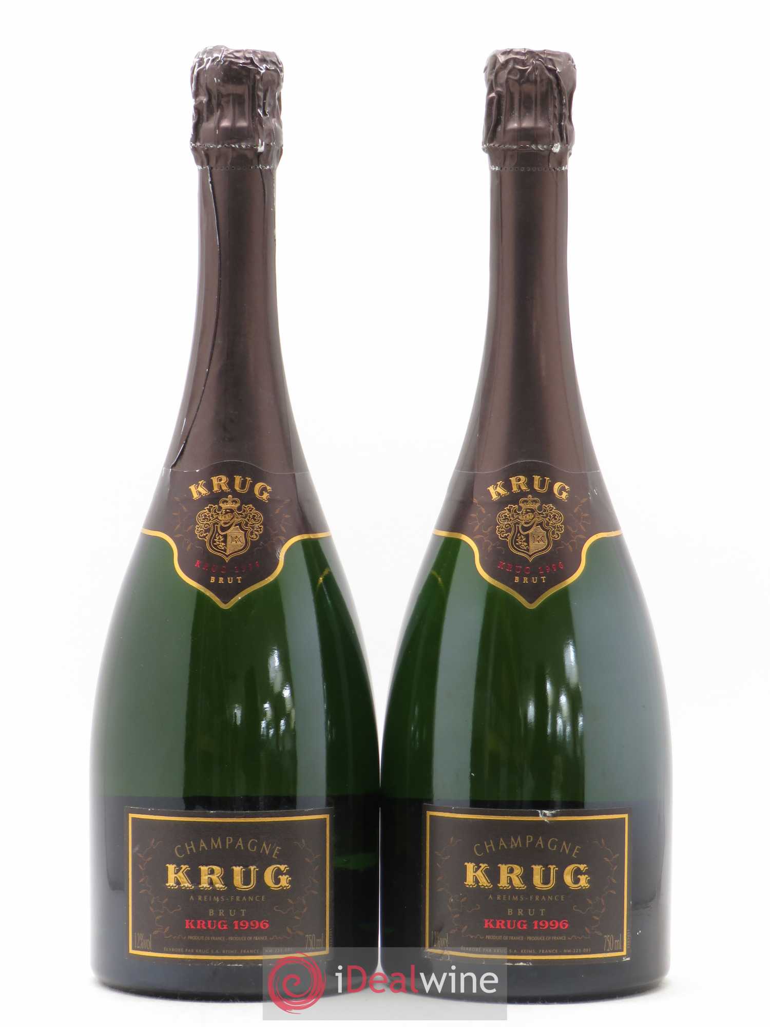 Vintage Krug 1996 - Lot de 2 bouteilles - 0