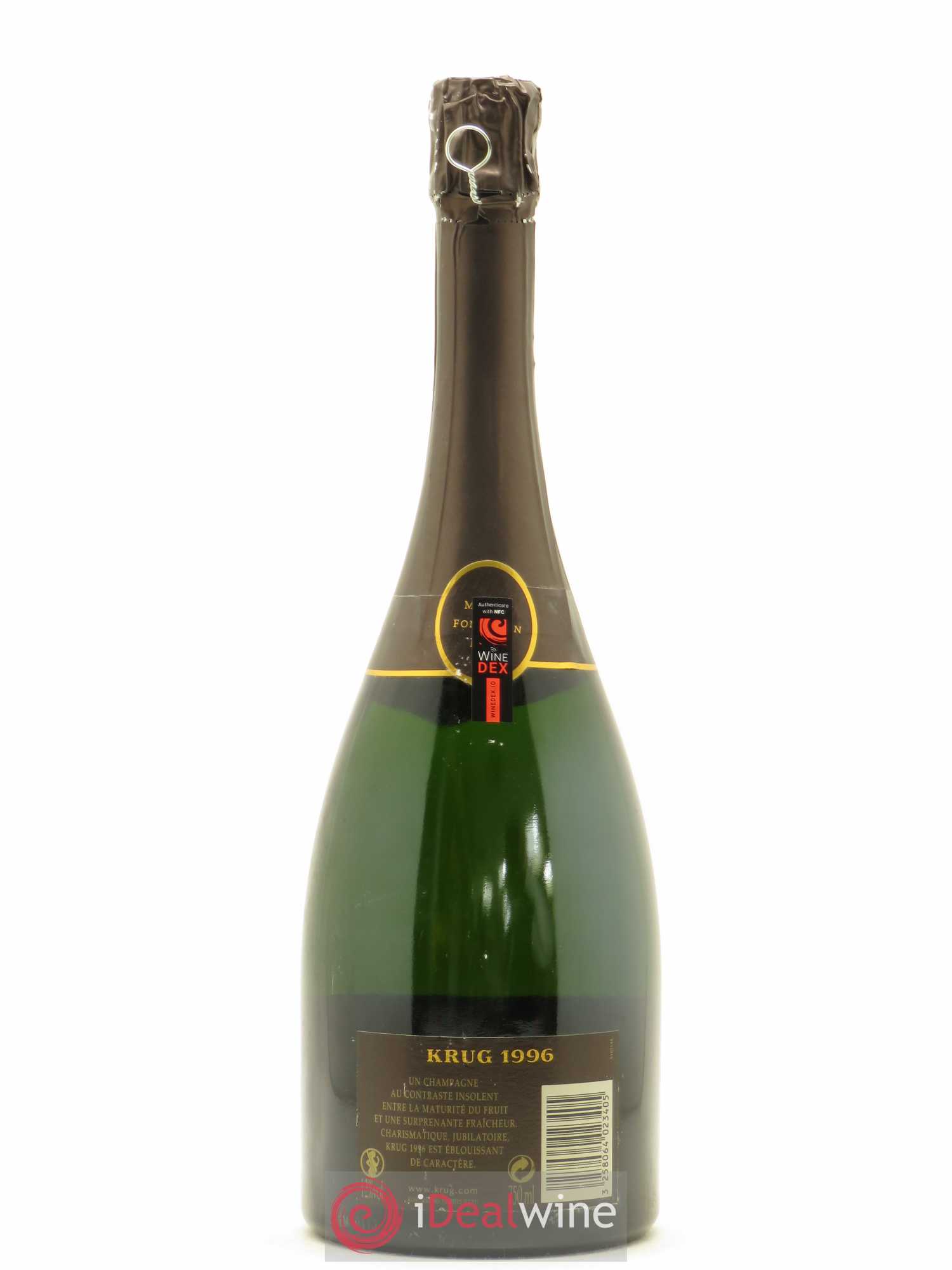 Vintage Krug 1996 - Lot de 1 bouteille - 1