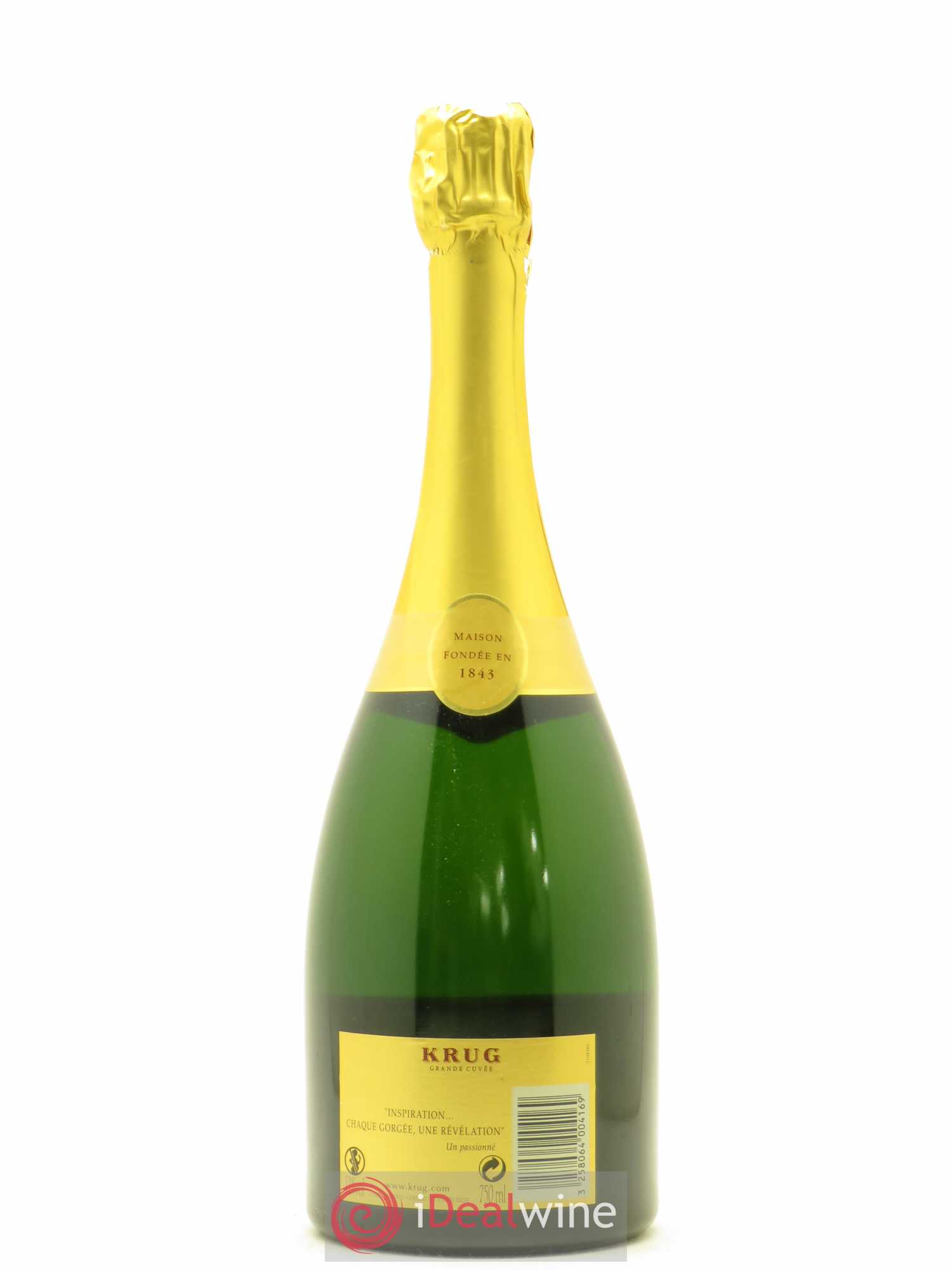 Grande Cuvée Brut Krug Dégorgement avant 2011 - Posten von 1 Flasche - 1