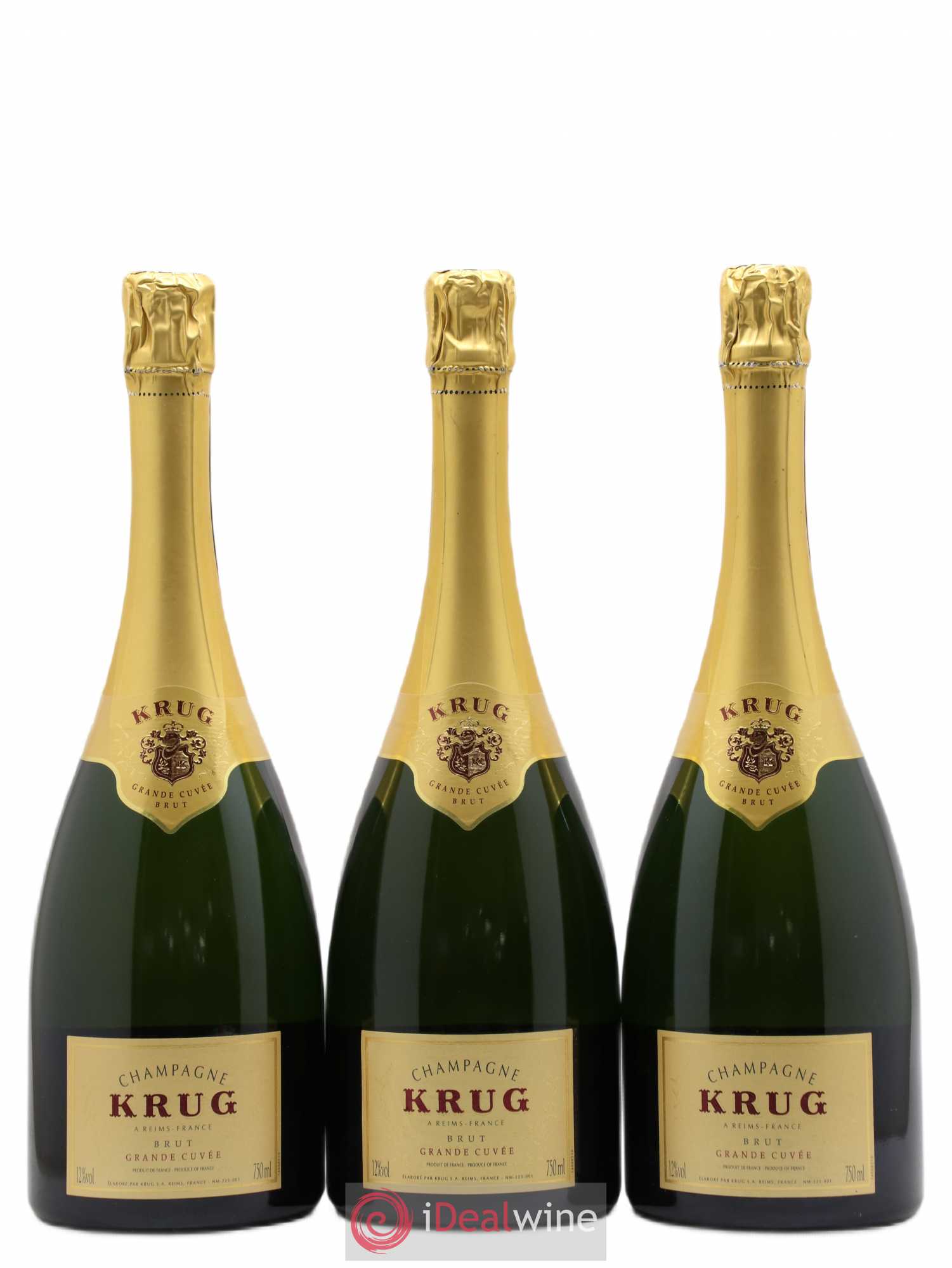 Grande Cuvée - 157ème édition Krug - Lot de 3 bouteilles - 0