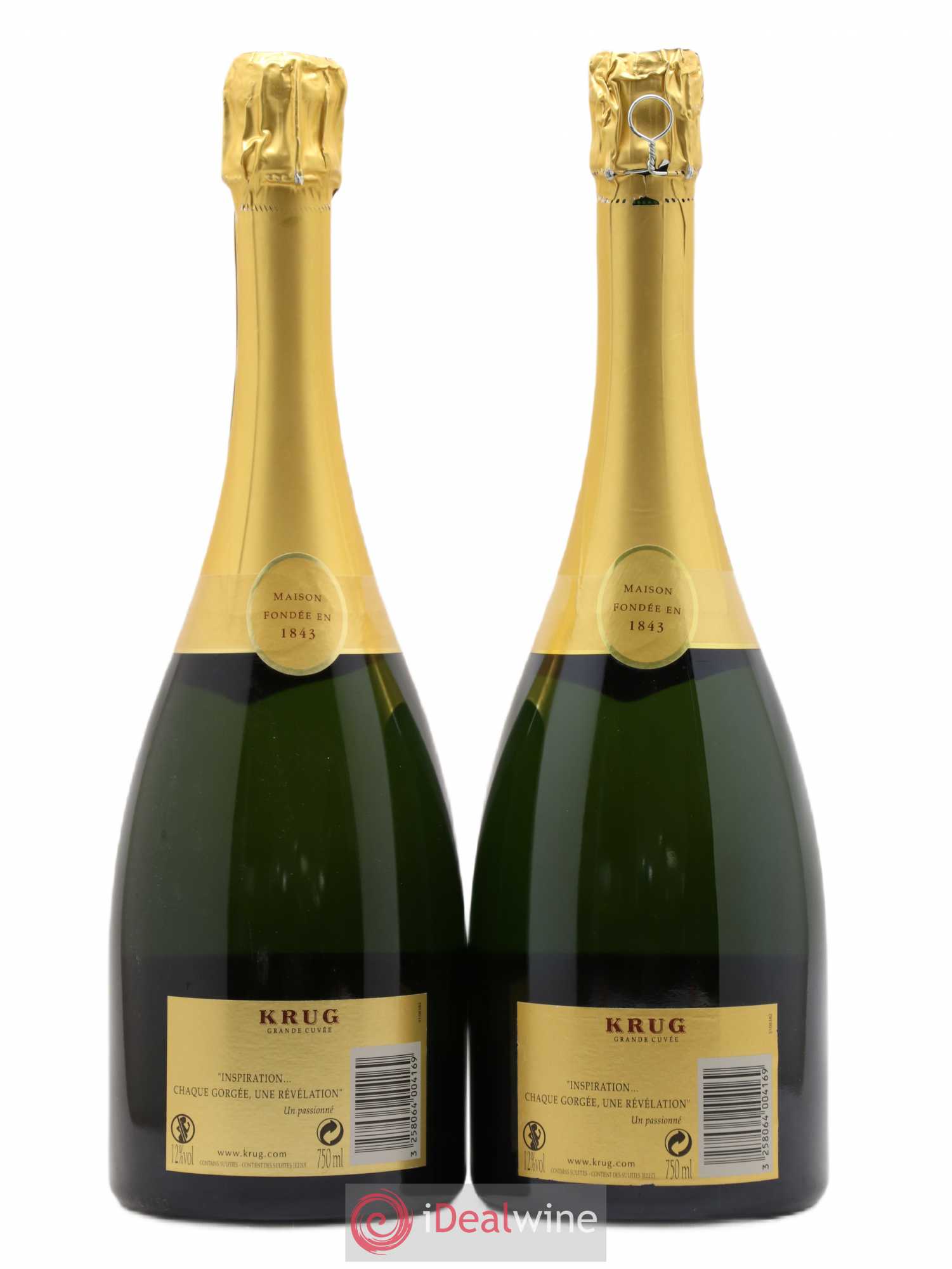 Grande Cuvée - 157ème édition Krug - Lot de 2 bouteilles - 1