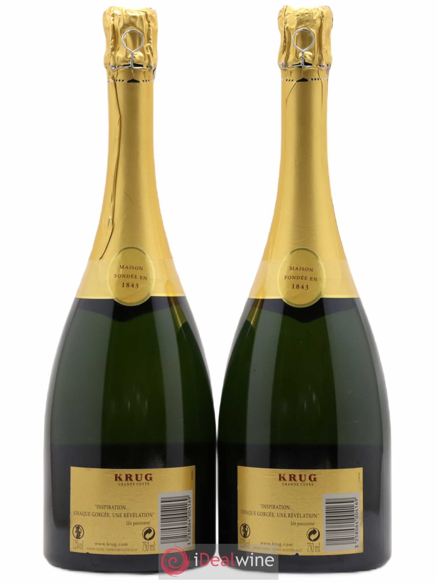Grande Cuvée - 157ème édition Krug - Lot de 2 bouteilles - 1
