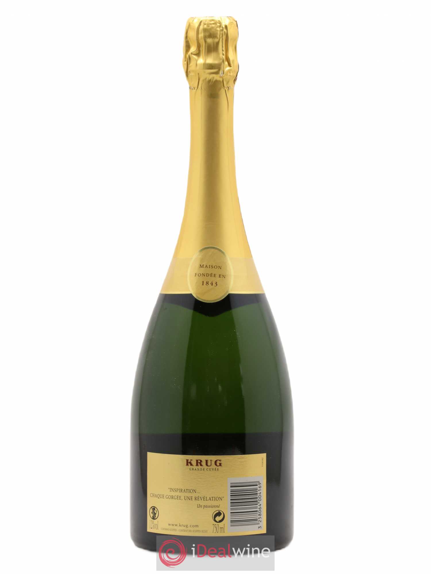 Grande Cuvée - 158ème édition Krug - Lot de 1 bouteille - 1