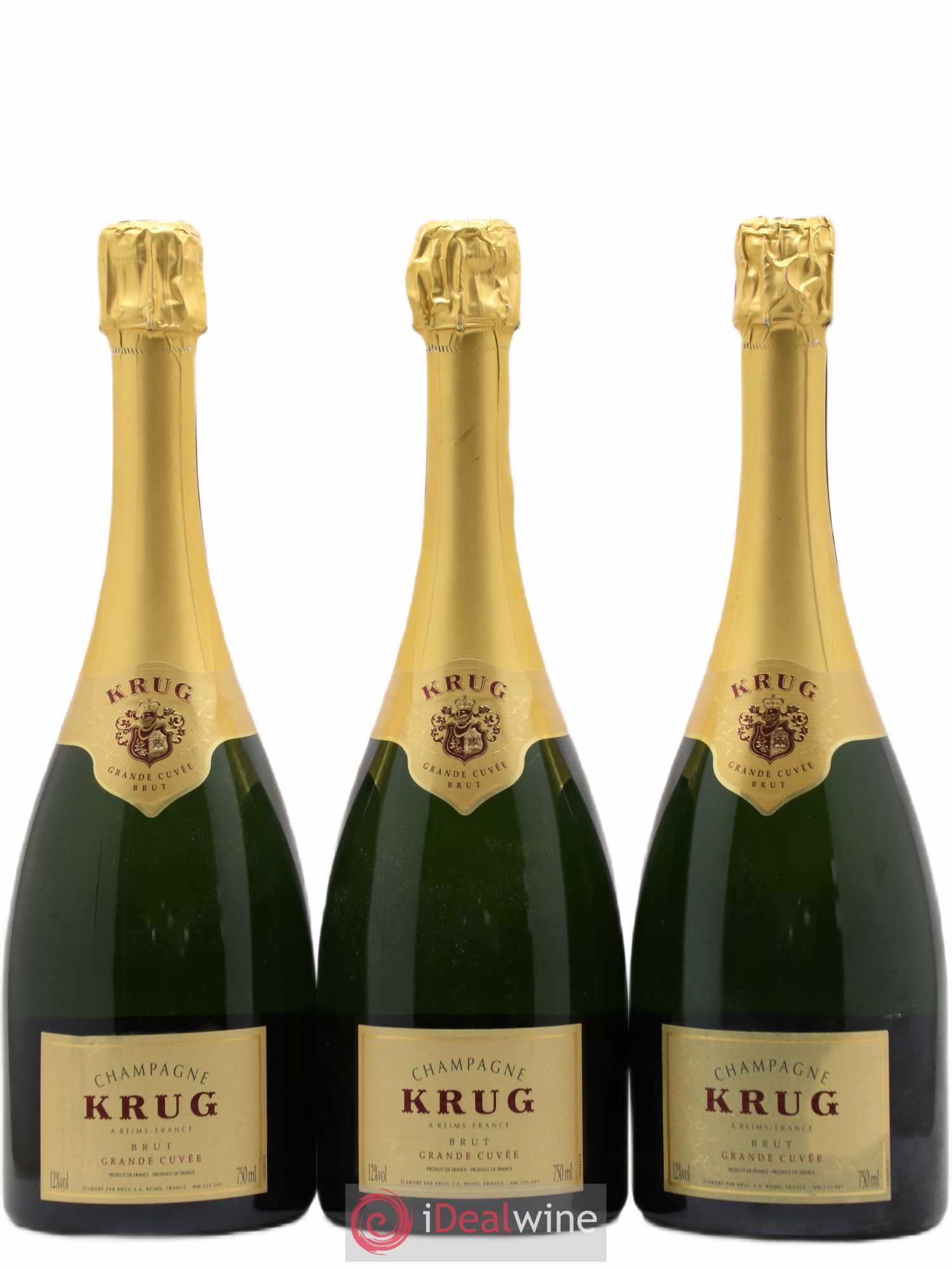 Grande Cuvée - 159ème édition Krug - Lot de 3 bouteilles - 0