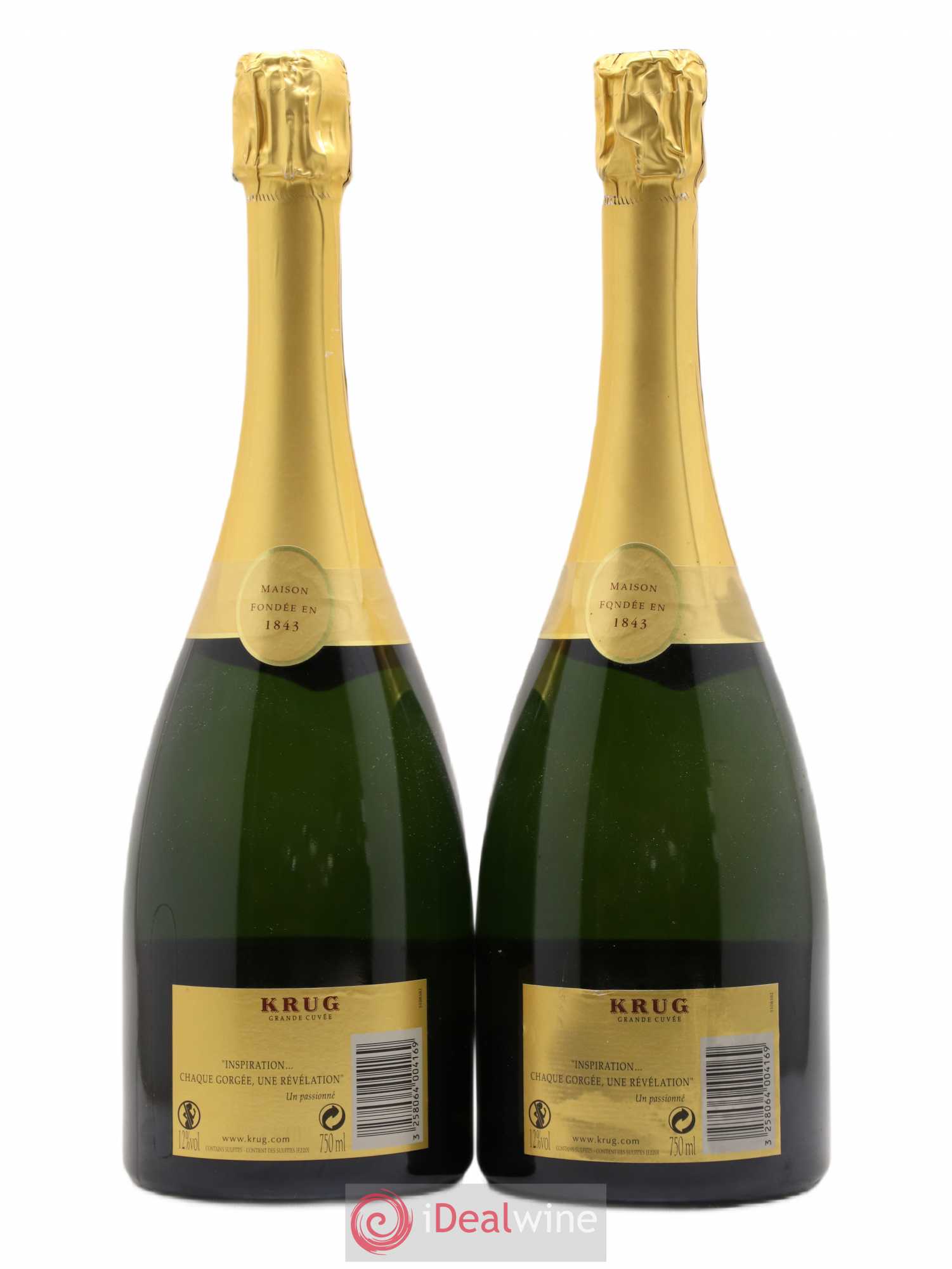 Grande Cuvée - 159ème édition Krug - Lot de 2 bouteilles - 1