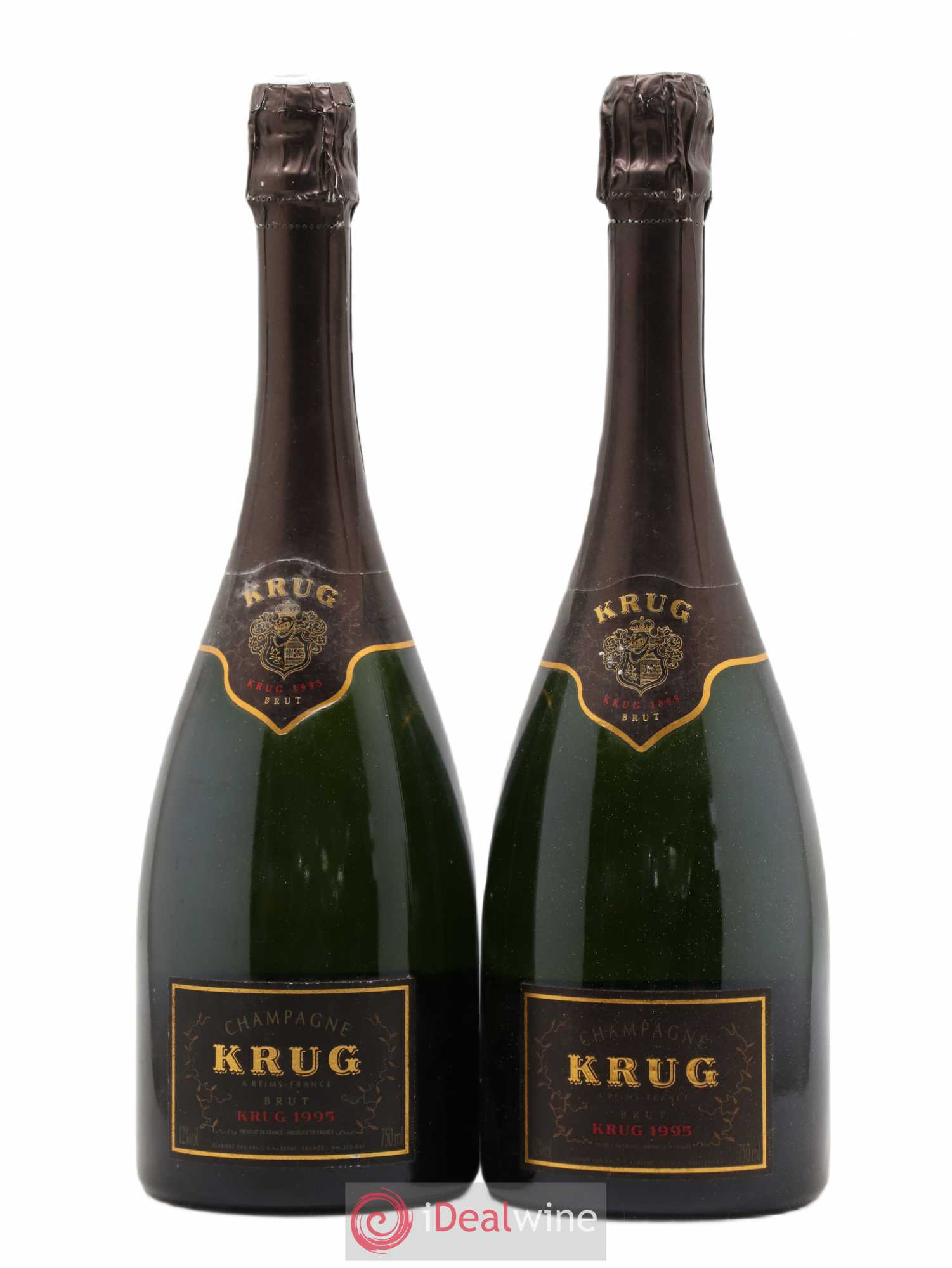 Vintage Krug 1995 - Lot de 2 bouteilles - 0