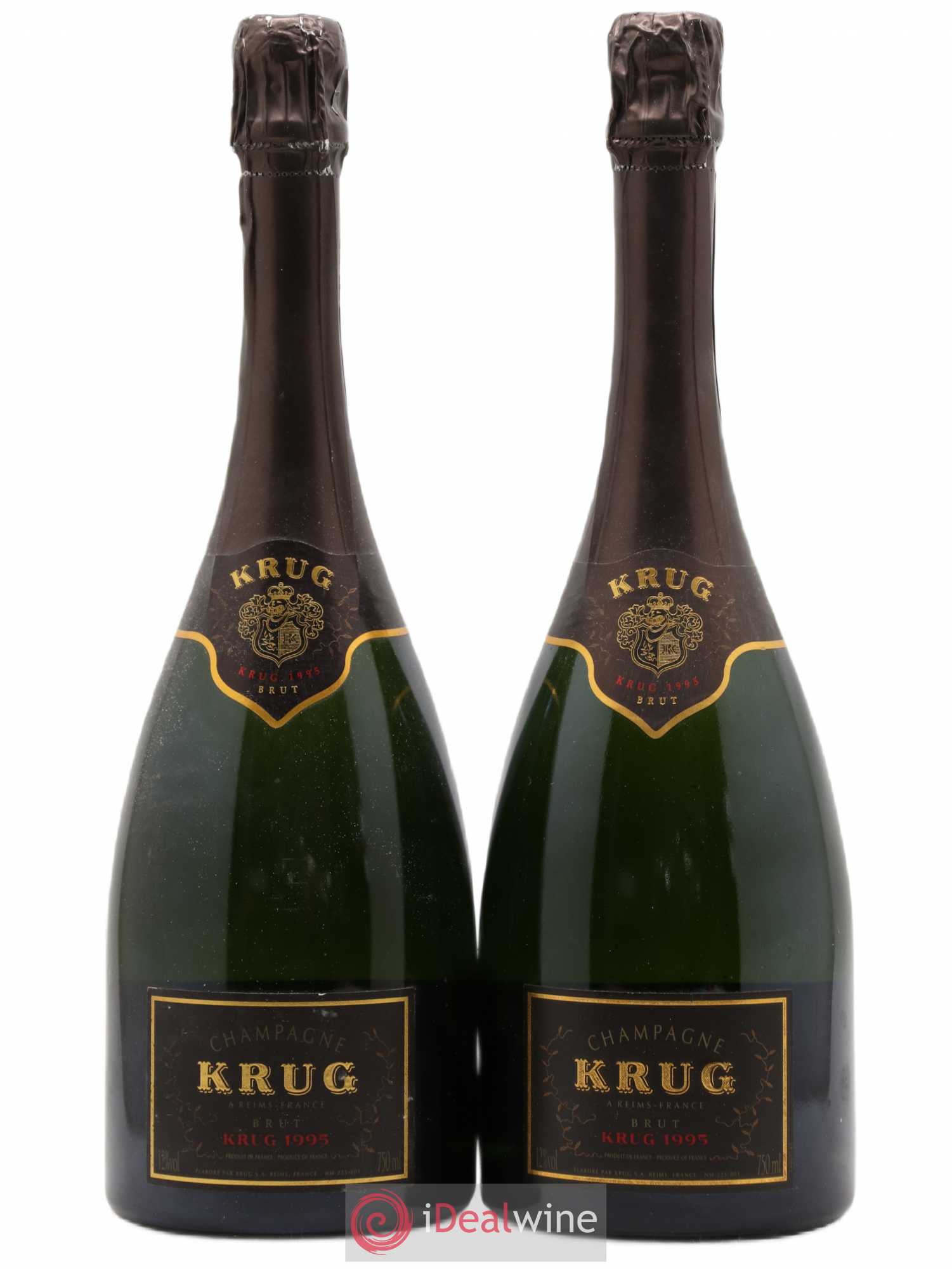 Vintage Krug 1995 - Lot de 2 bouteilles - 0