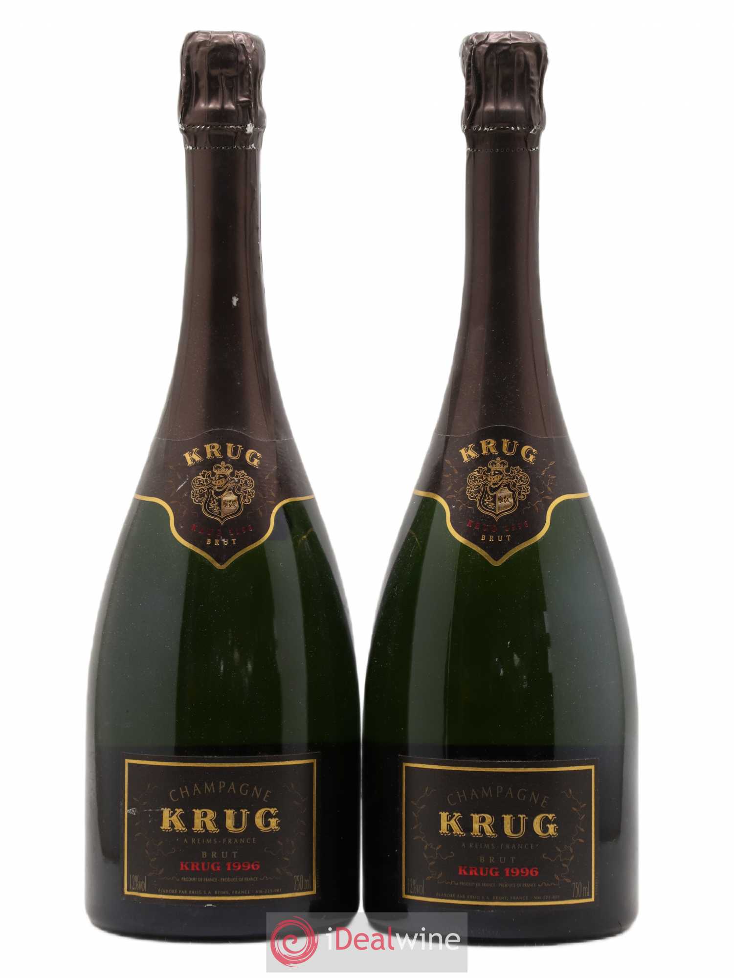 Vintage Krug 1996 - Lot de 2 bouteilles - 0