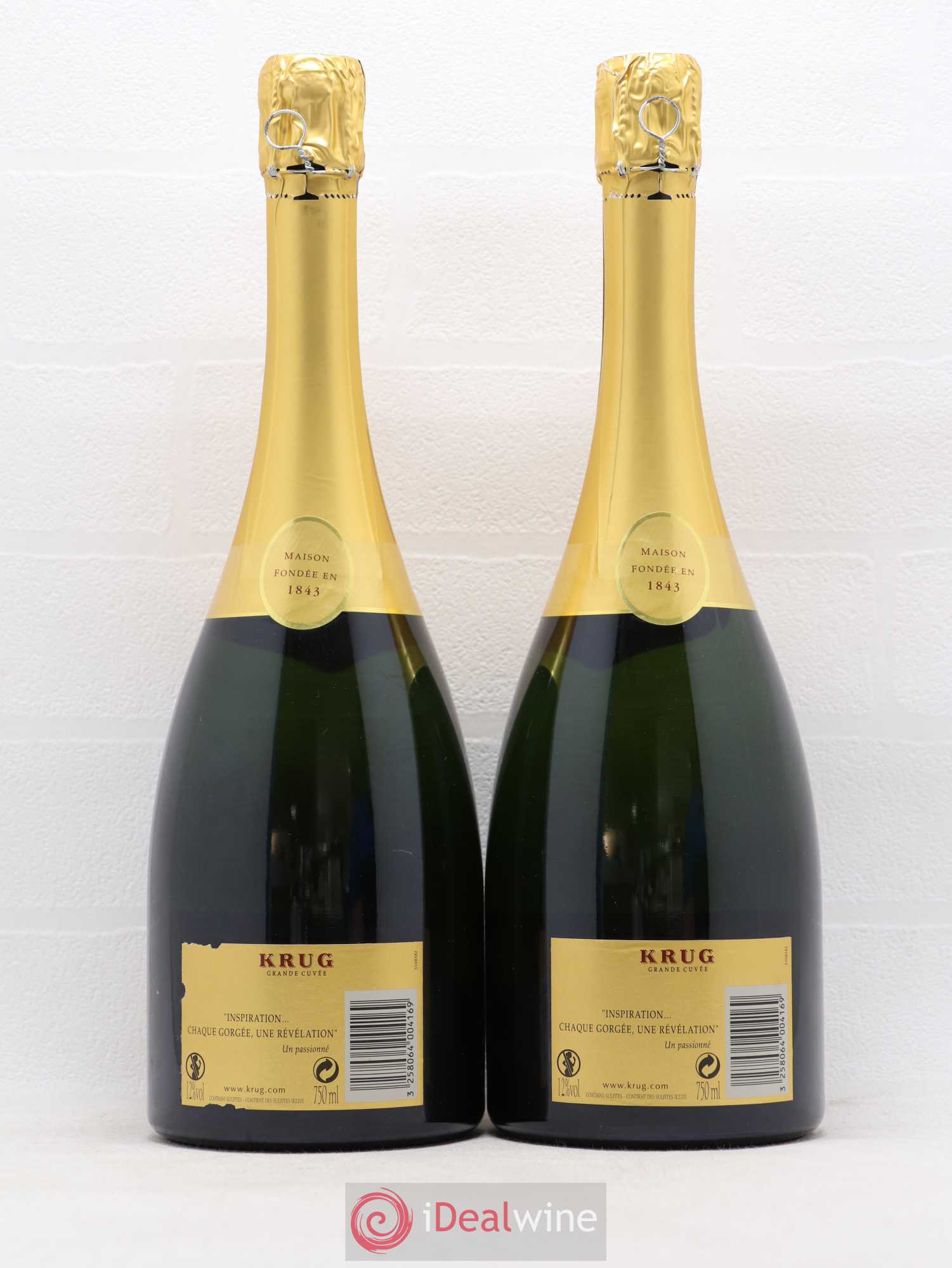 Grande Cuvée - 157ème édition Krug - Lot de 2 bouteilles - 1