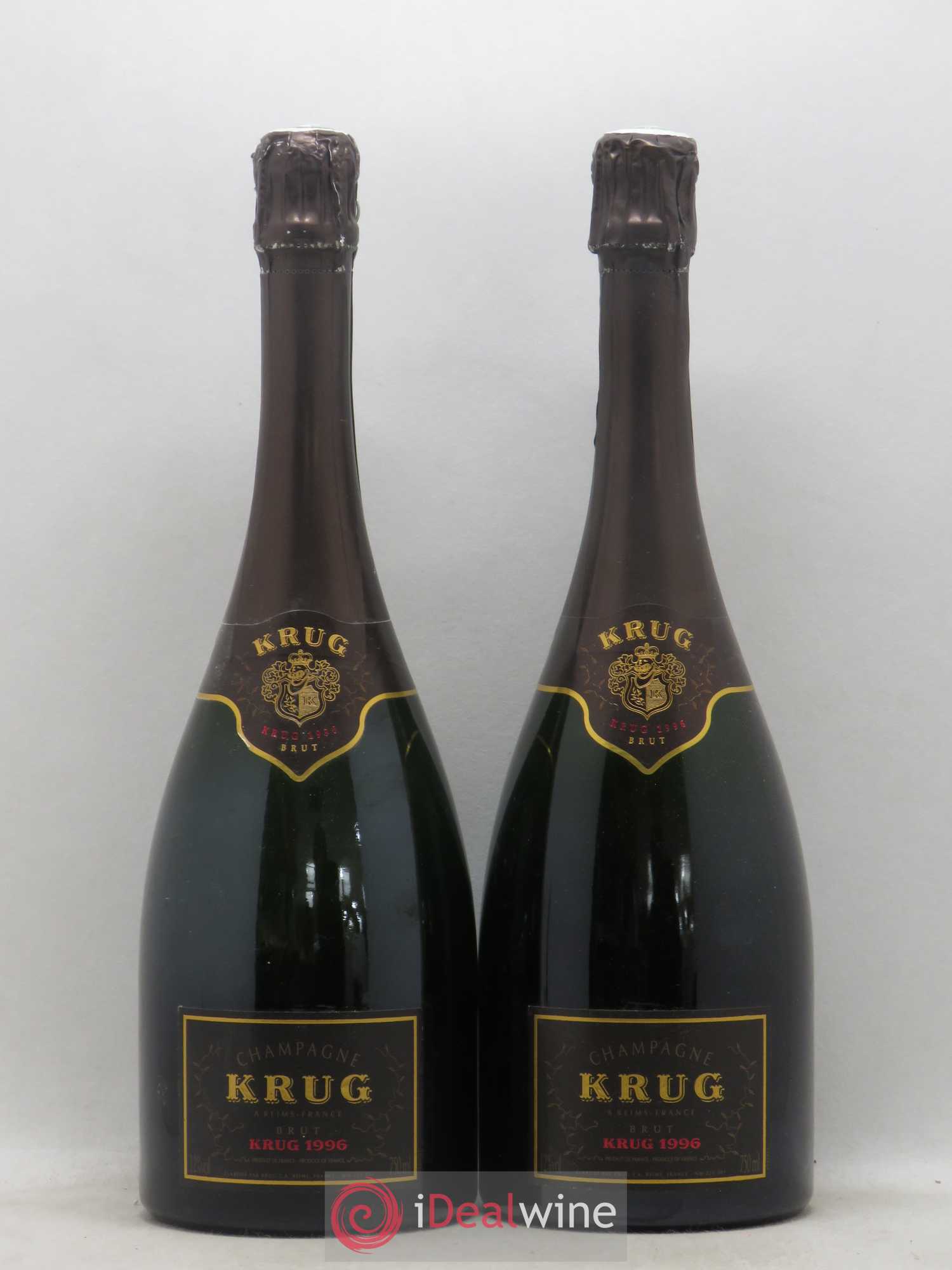 Vintage Krug 1996 - Lot de 2 bouteilles - 0