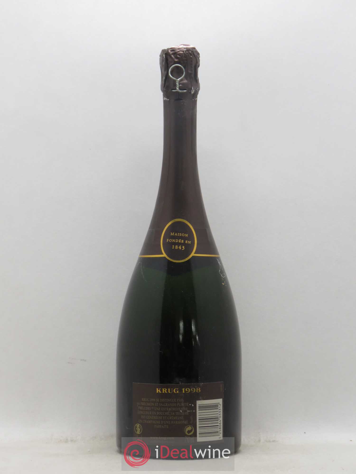 Vintage Krug Brut 1998 - Lot de 1 bouteille - 1