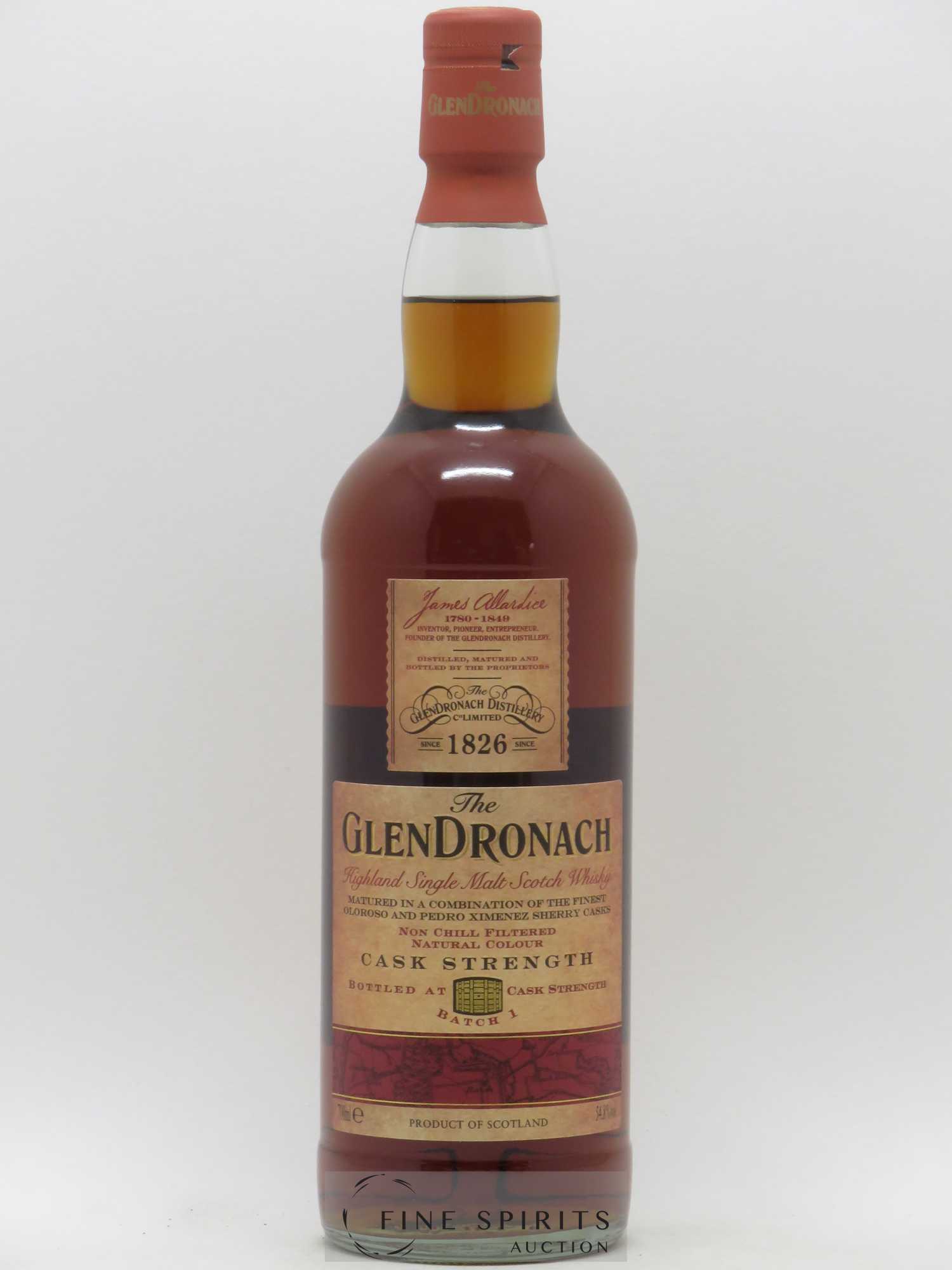 The Glendronach Of. Cask Strength Batch 1 - Lot de 1 bouteille - 1