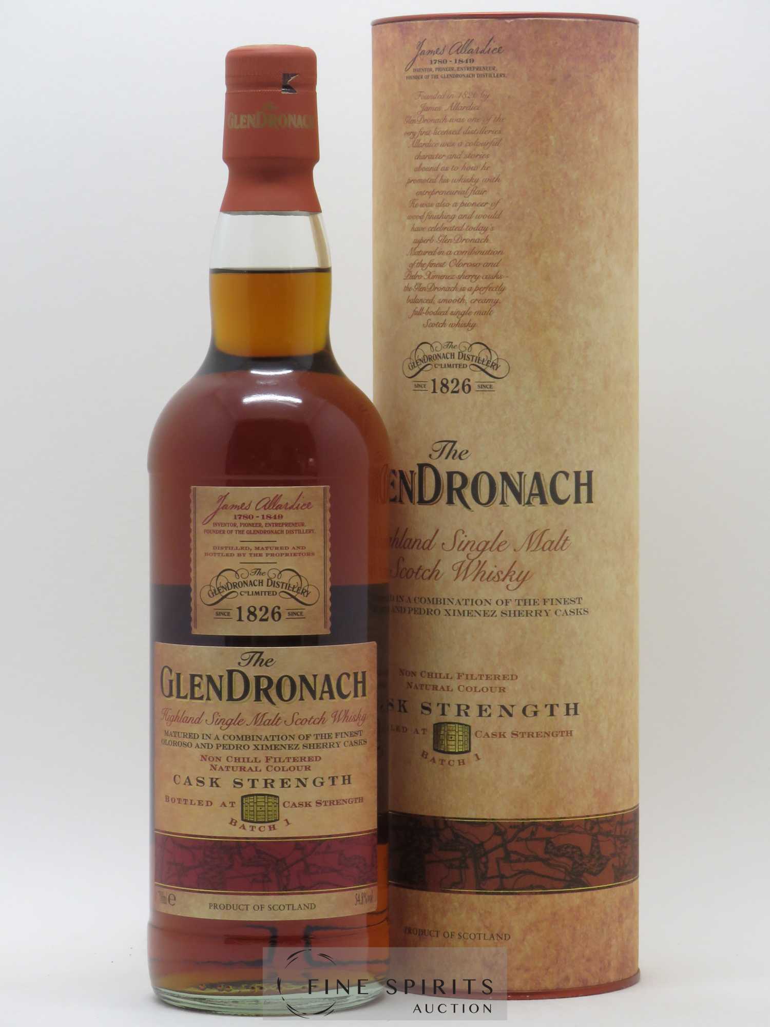 The Glendronach Of. Cask Strength Batch 1 - Lot de 1 bouteille - 0