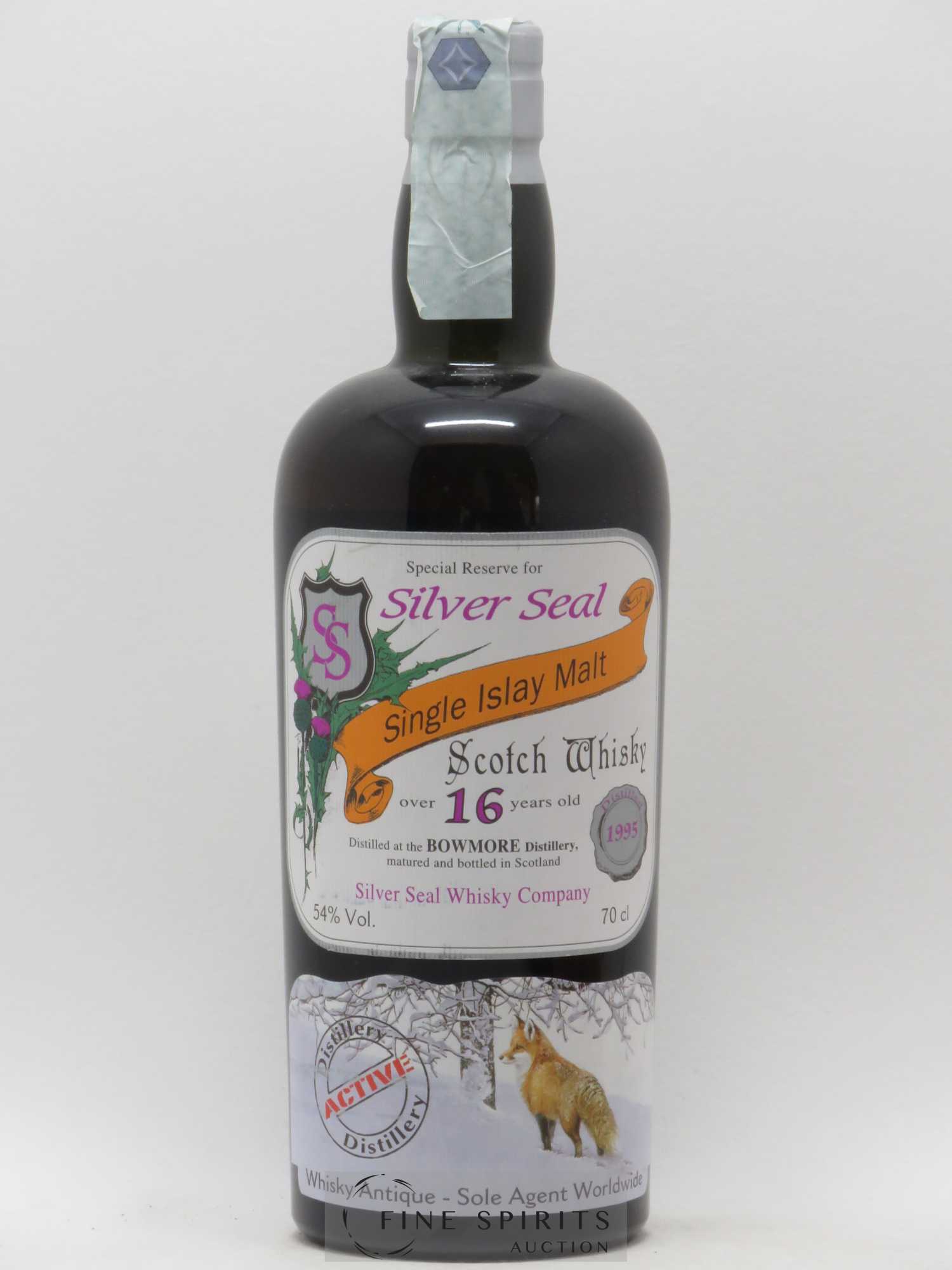 Bowmore 16 years 1995 Silver Seal Whisky Company Single Barrel - One of 265 bottles Whisky Antique Special Reserve - Lot de 1 bouteille - 0