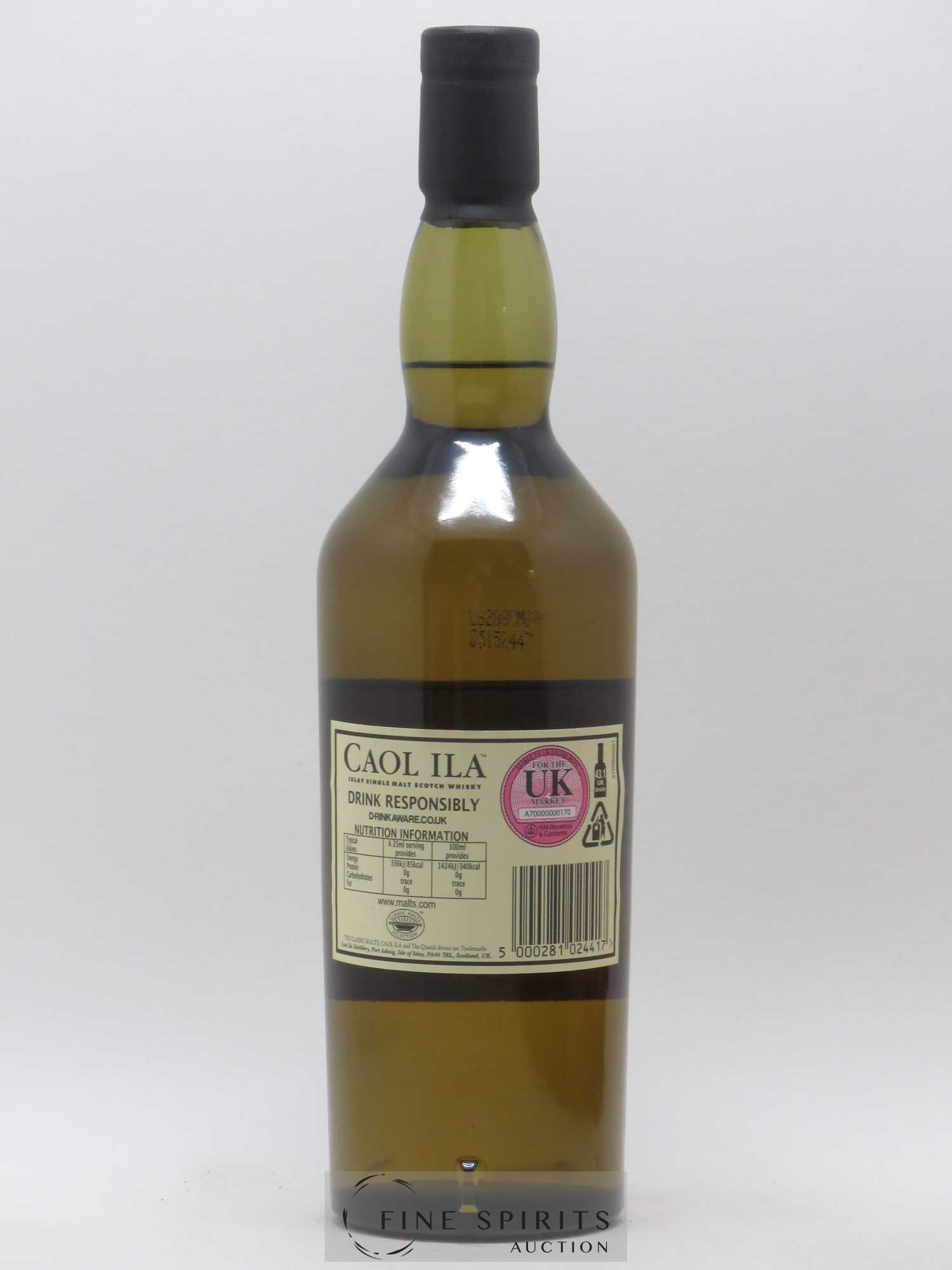 Caol Ila Of. Natural Cask Strength bottled 2008 Classic Malts Selection - Lot de 1 bouteille - 1