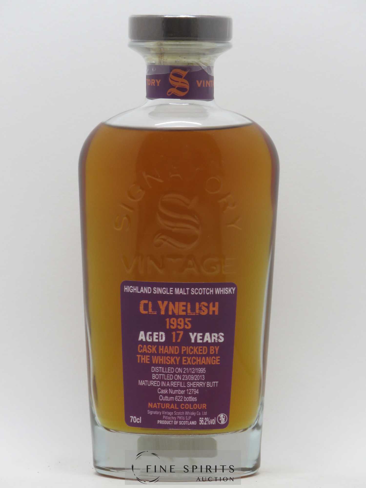 Clynelish 17 years 1995 Signatory Vintage Cask n°12794 - One of 622 - bottled 2013 Cask Strength Collection - Posten von 1 Flasche - 1