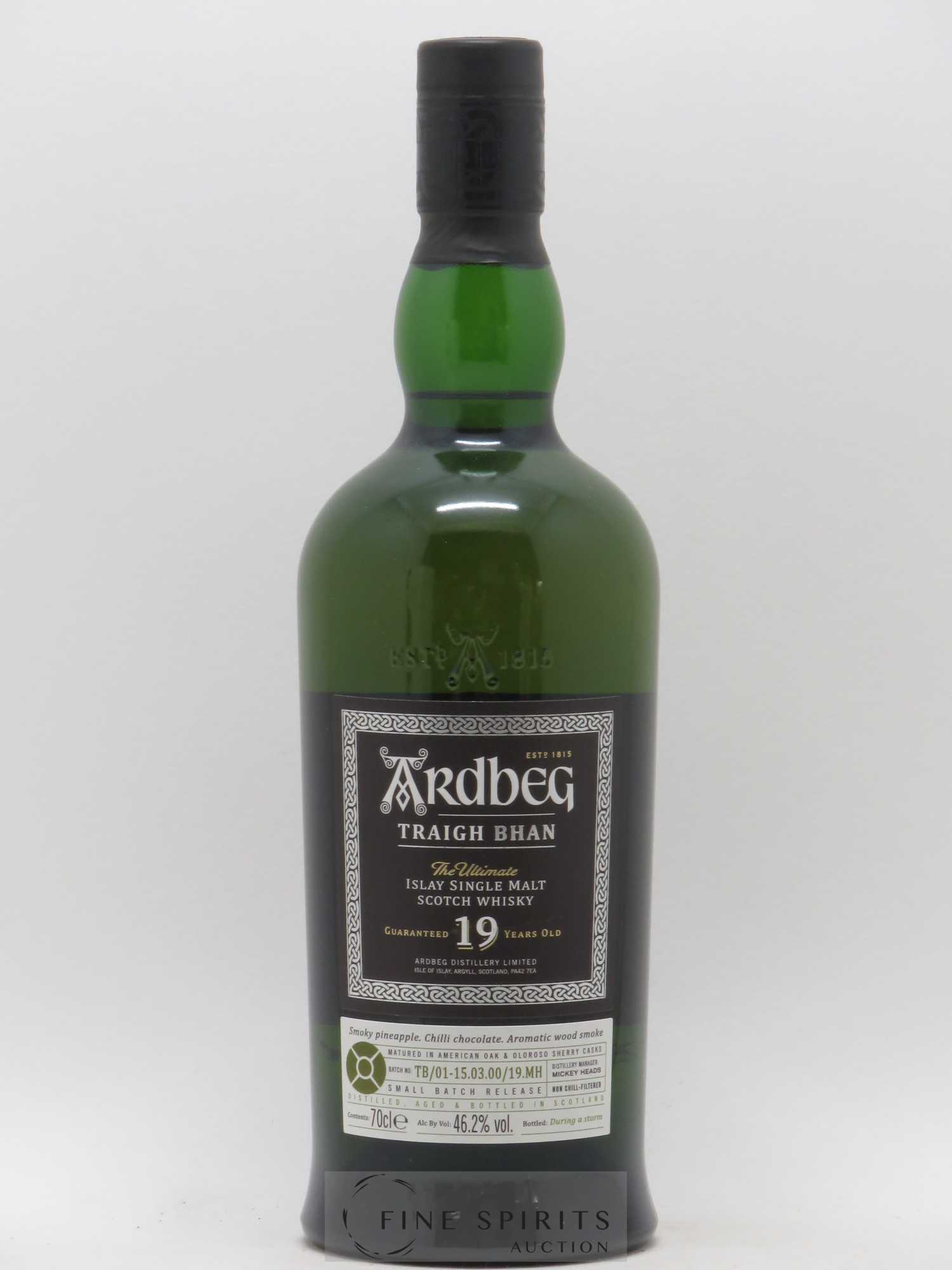 Ardbeg 19 years Of. Traigh Bhan TB-01-15.03.00-19.MH The Ultimate - Lot de 1 bouteille - 1