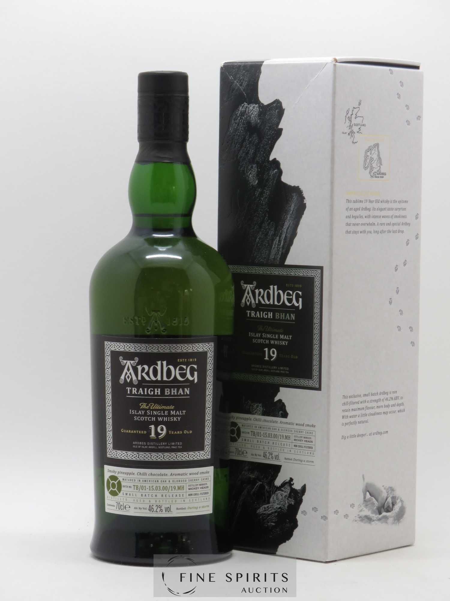 Ardbeg 19 years Of. Traigh Bhan TB-01-15.03.00-19.MH The Ultimate - Lot de 1 bouteille - 0
