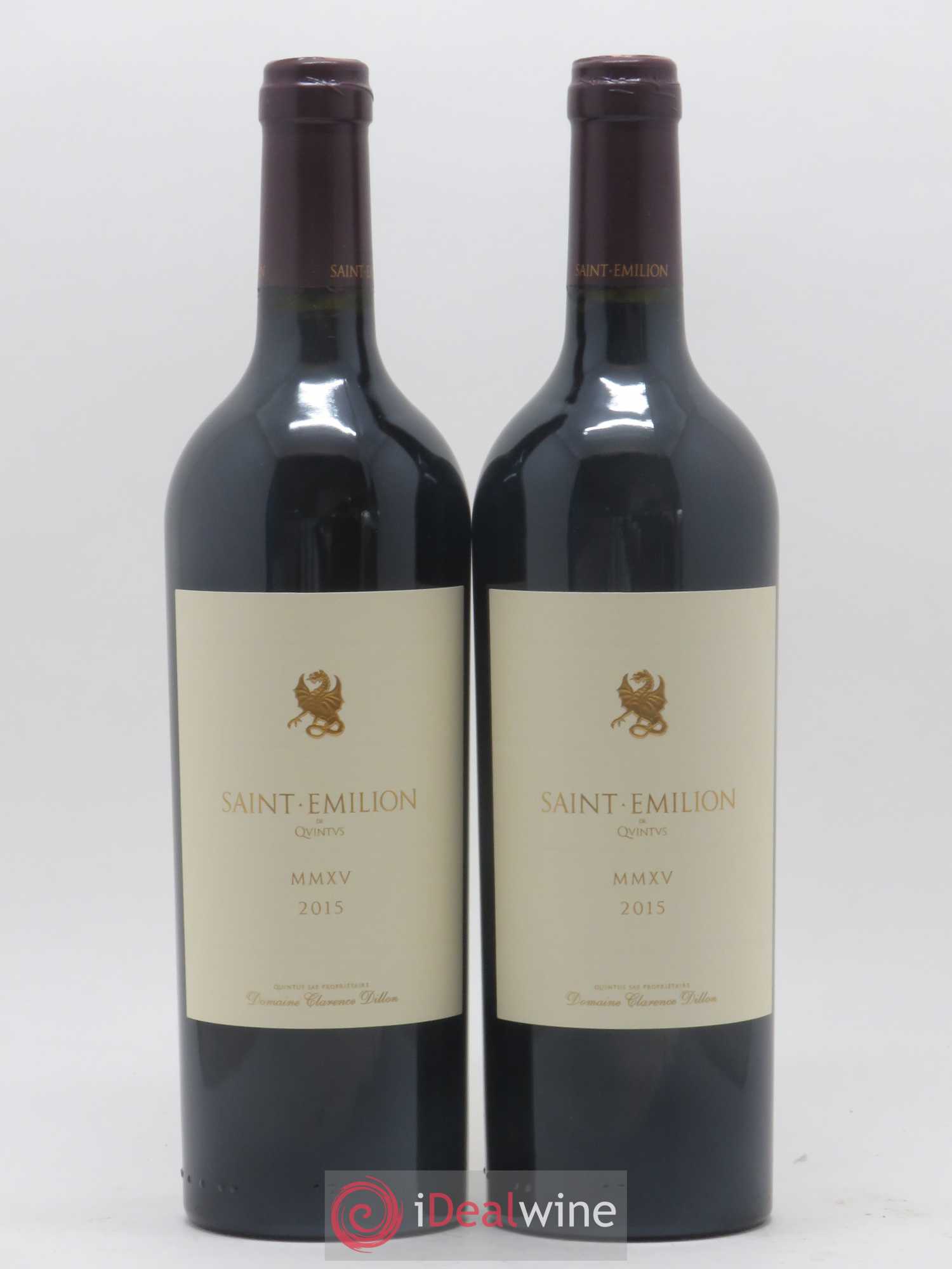 Saint-Émilion Quintus 2015 - Lot de 2 bouteilles - 0