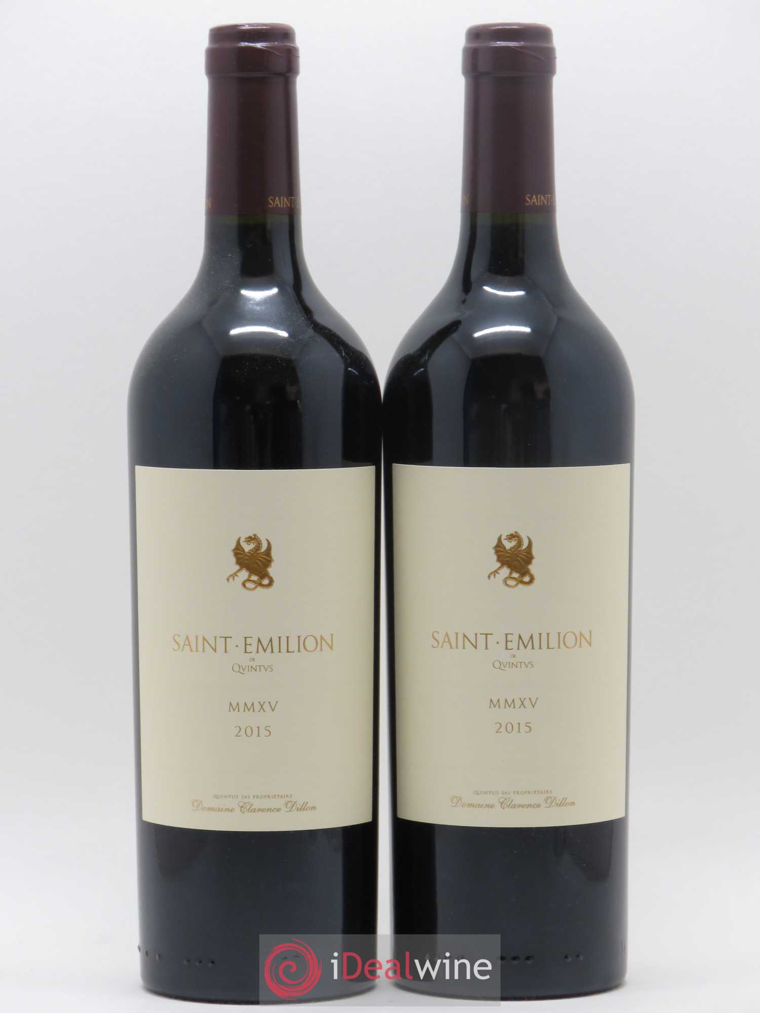 Saint-Émilion de Quintus 2015 - Posten von 2 Flaschen - 0