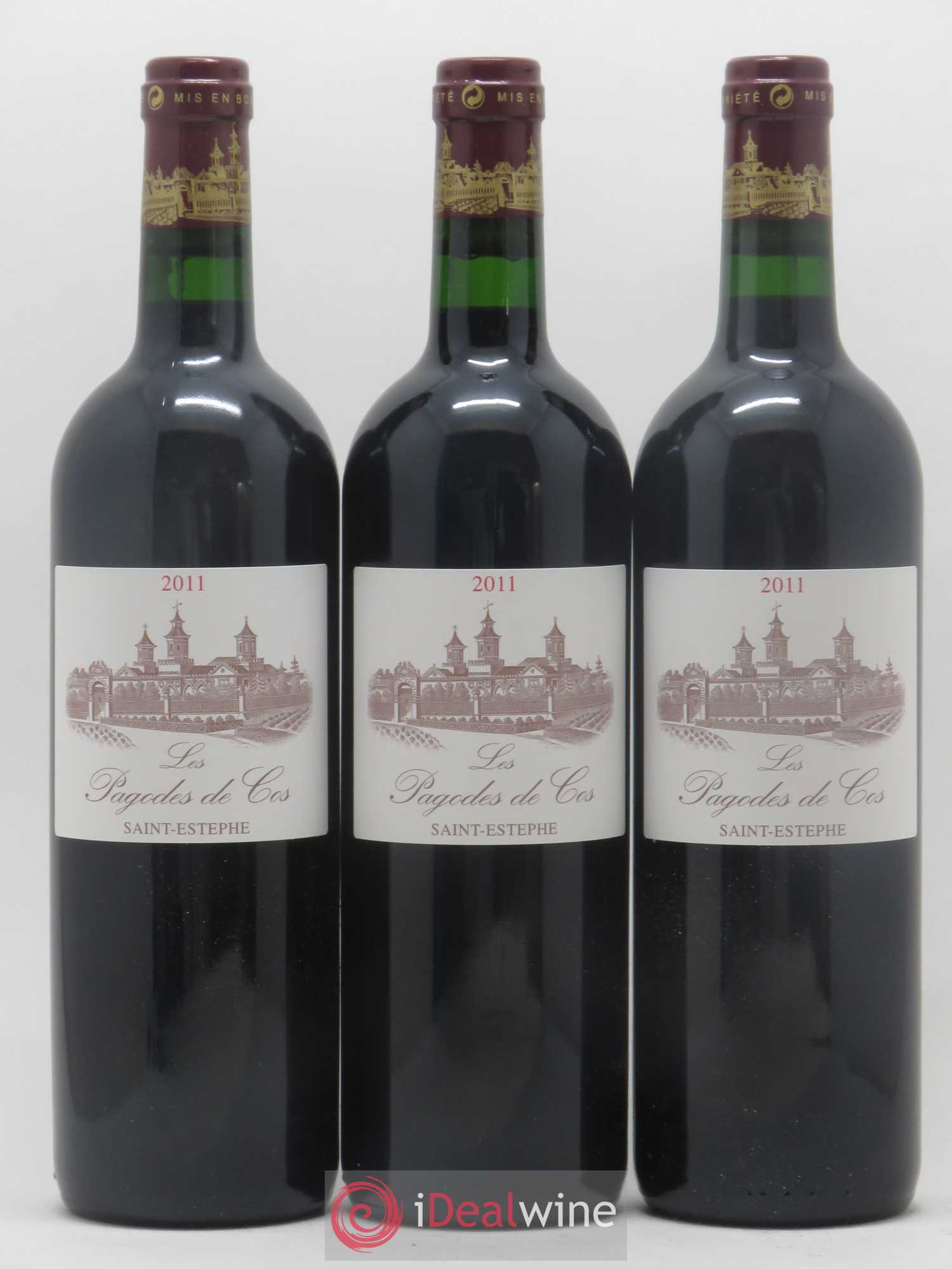 Les Pagodes de Cos Second Vin 2011 - Posten von 12 Flaschen - 2