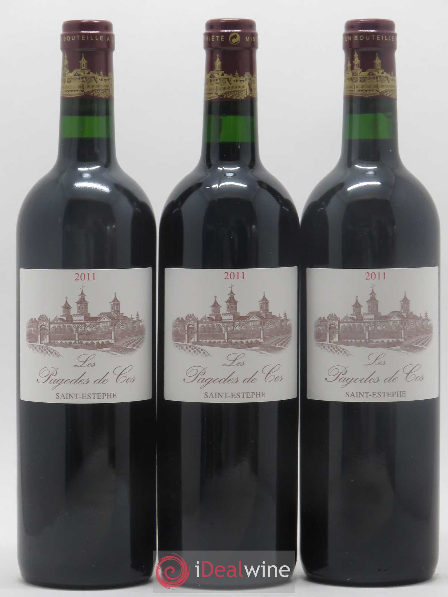Les Pagodes de Cos Second Vin 2011 - Lot of 12 bottles - 1