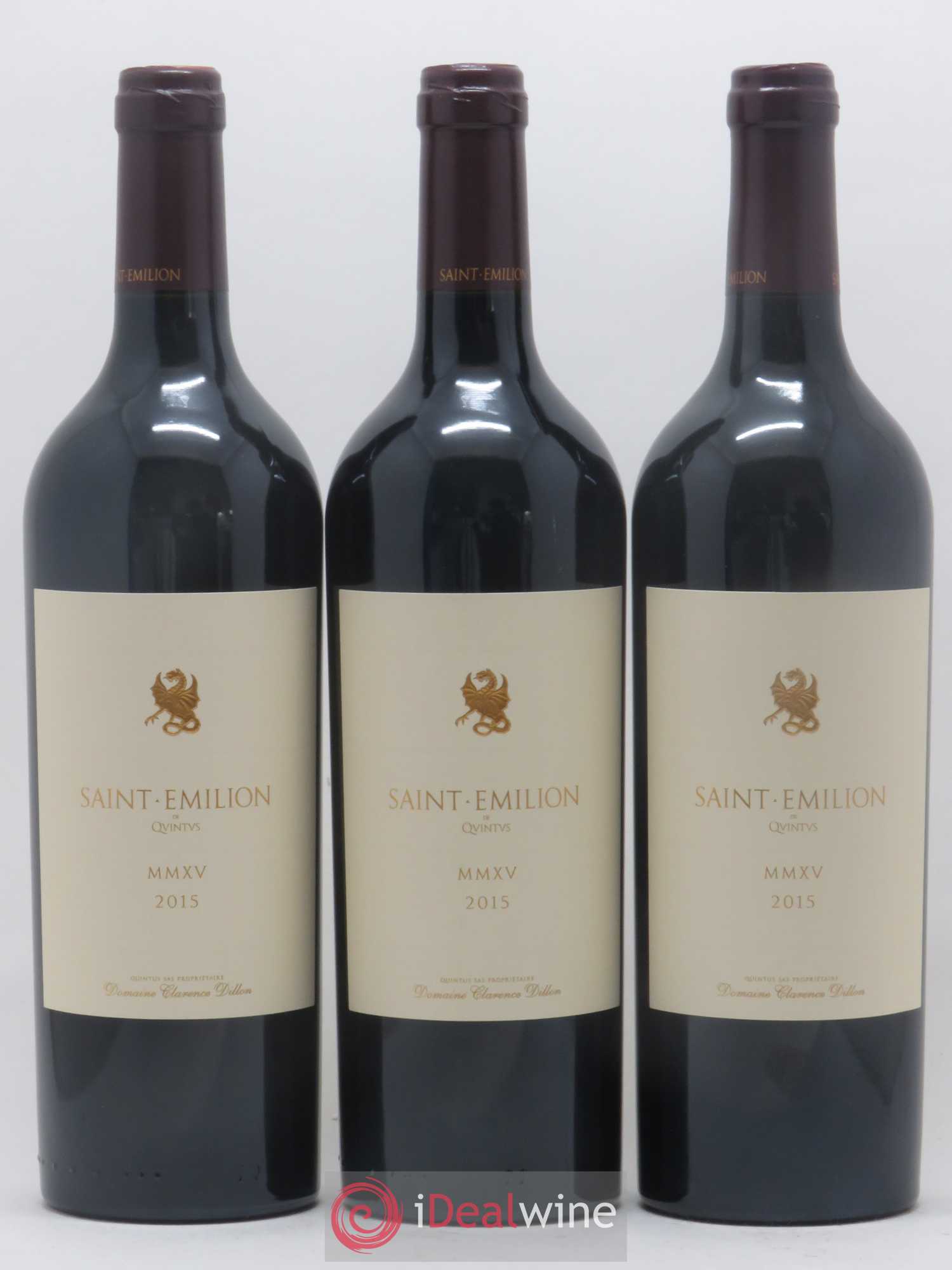 Saint-Émilion Quintus 2015 - Posten von 6 Flaschen - 2