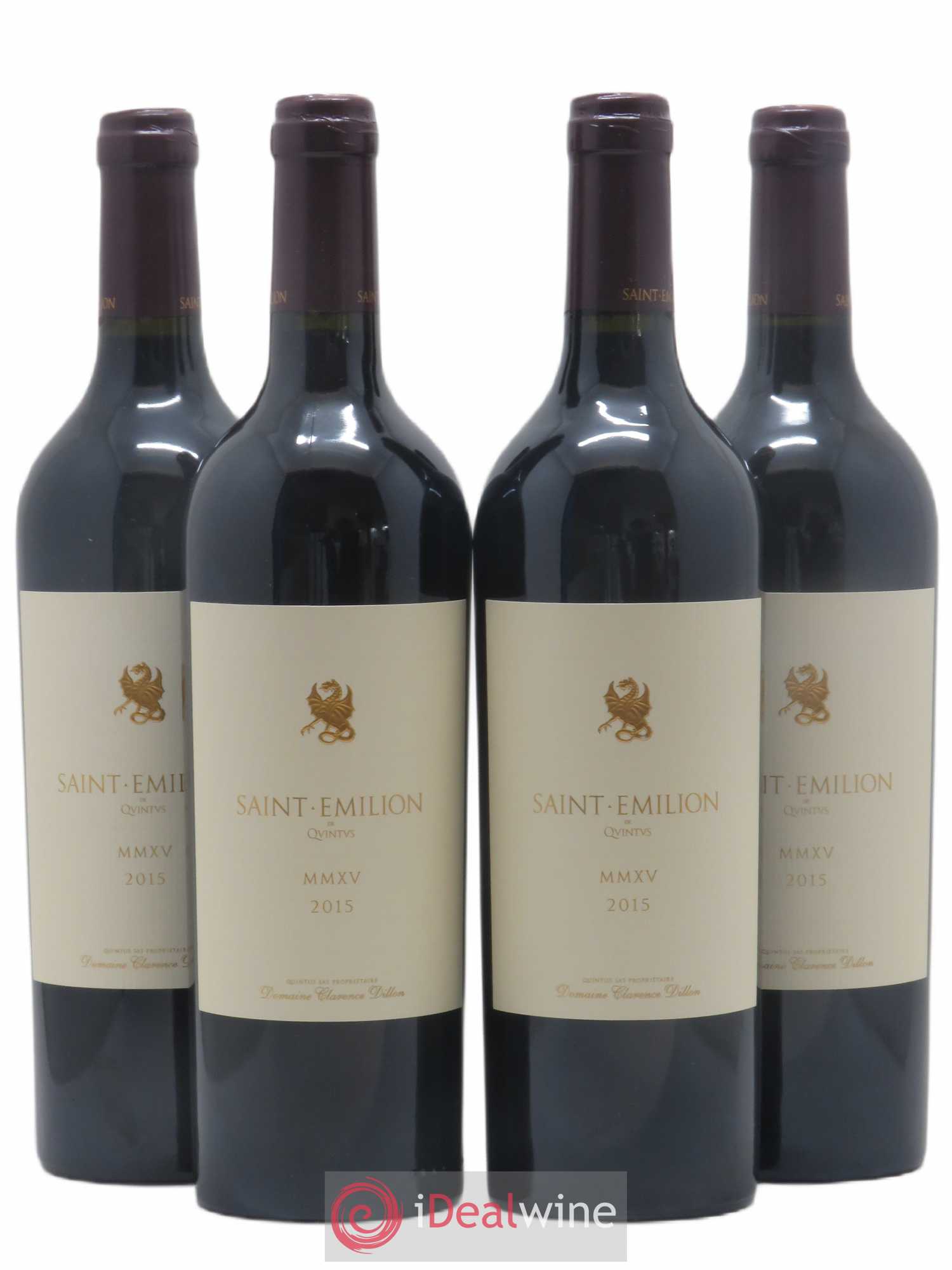 Saint-Émilion Quintus 2015 - Posten von 4 Flaschen - 0