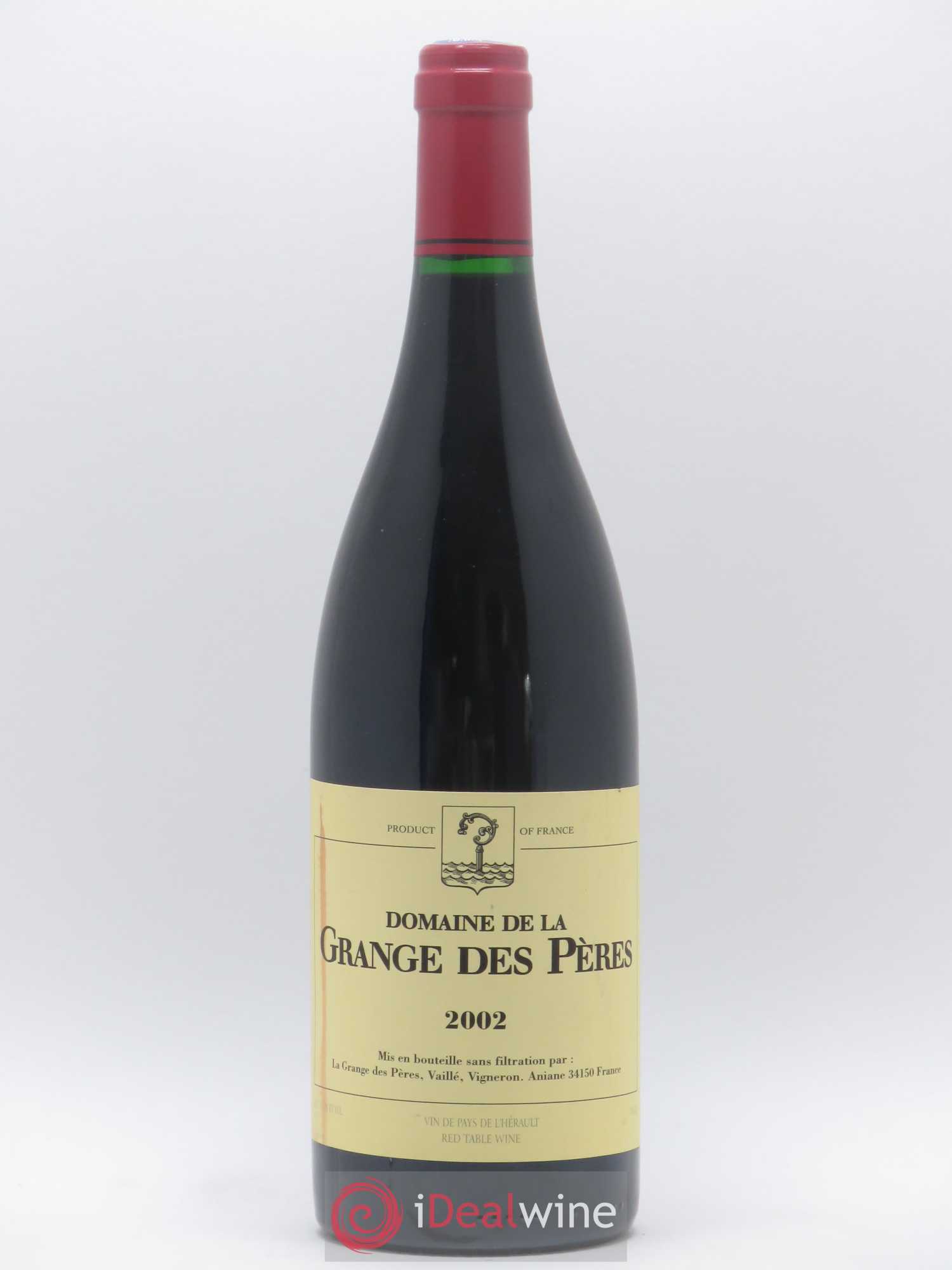 Pays d'Hérault Grange des Pères Laurent Vaillé 2002 - Lot de 1 bouteille - 0