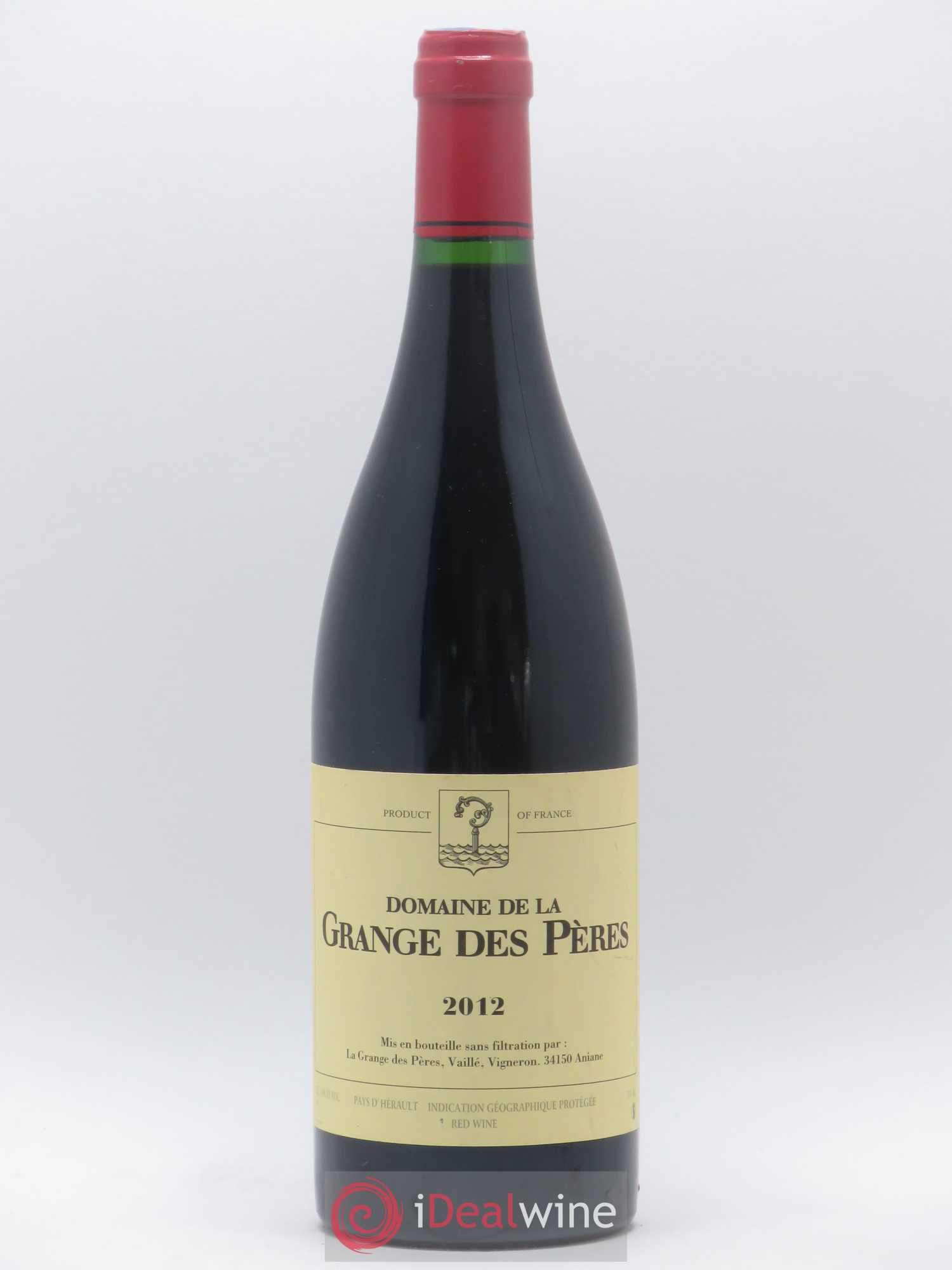 Pays d'Hérault Grange des Pères Laurent Vaillé 2012 - Lot de 1 bouteille - 0