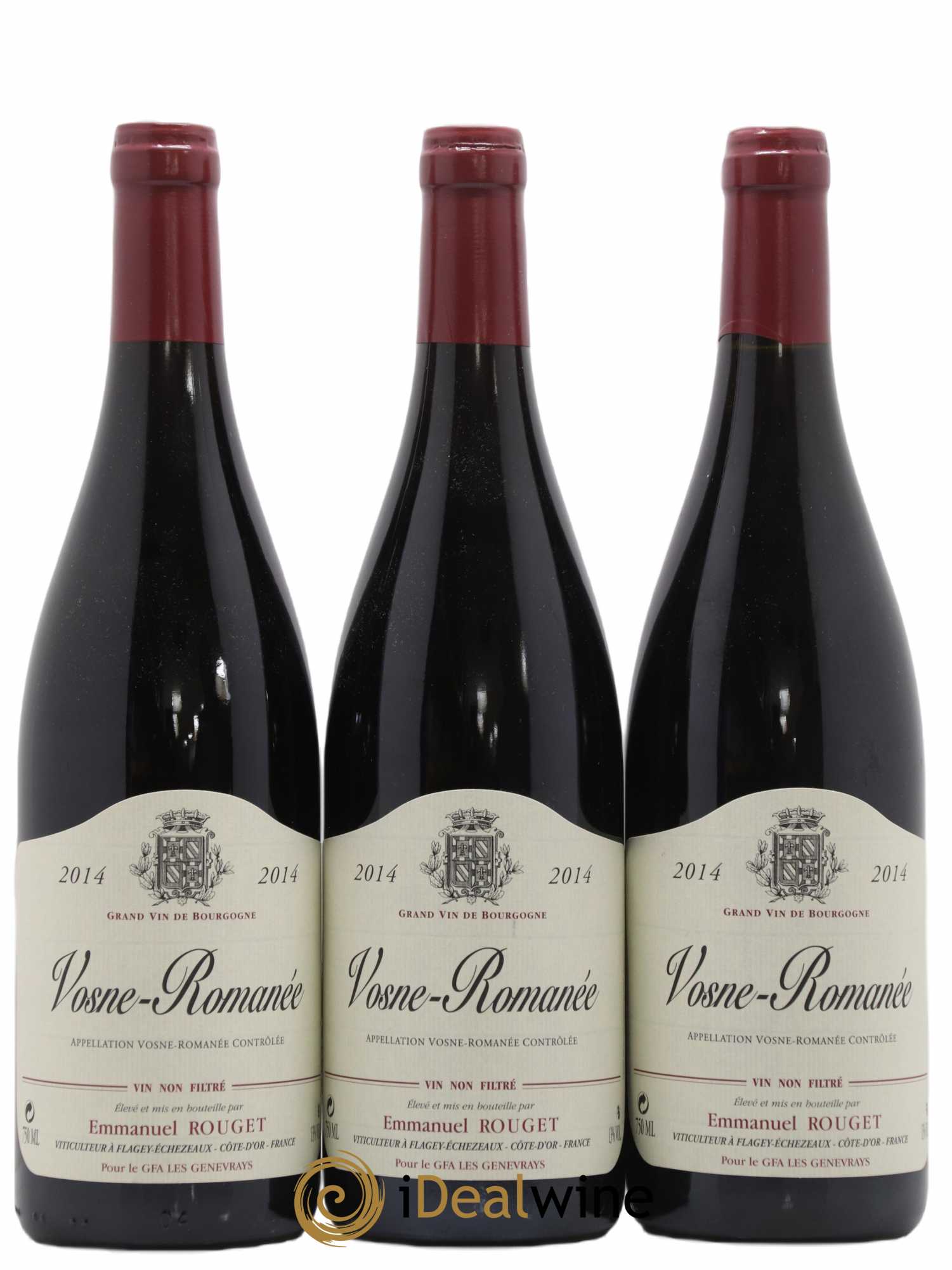 Vosne-Romanée Emmanuel Rouget 2014 - Lot de 3 bouteilles - 0