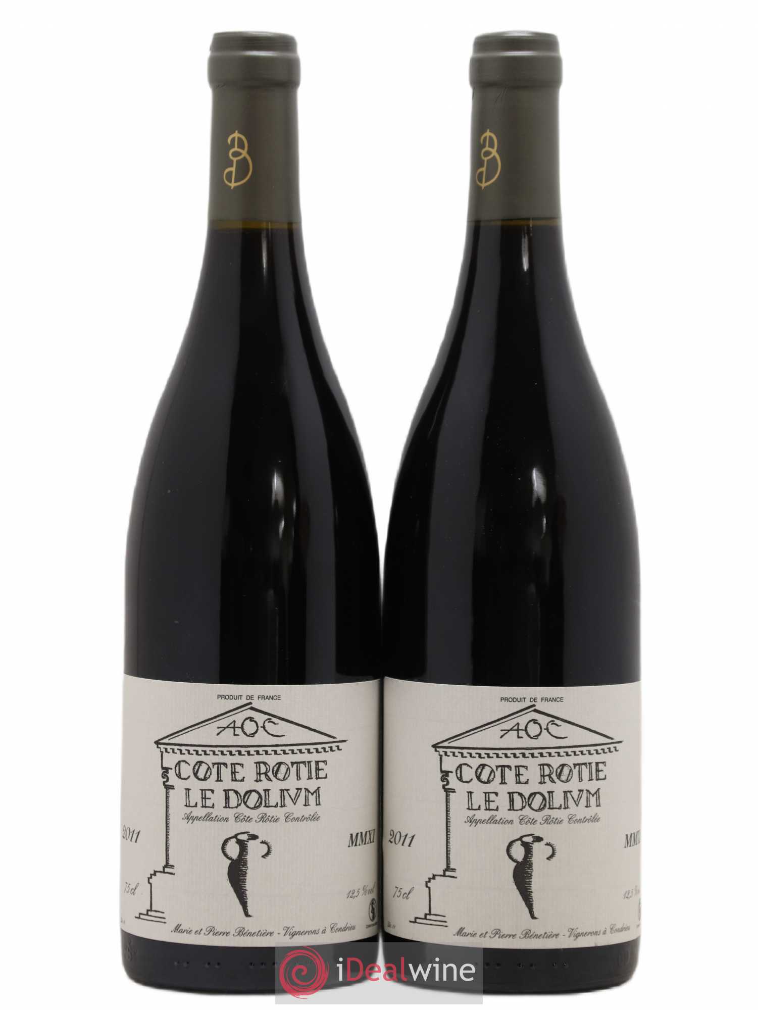 Côte-Rôtie Le Dolium Marie et Pierre Bénetière (Domaine) 2011 - Lot de 2 bouteilles - 0