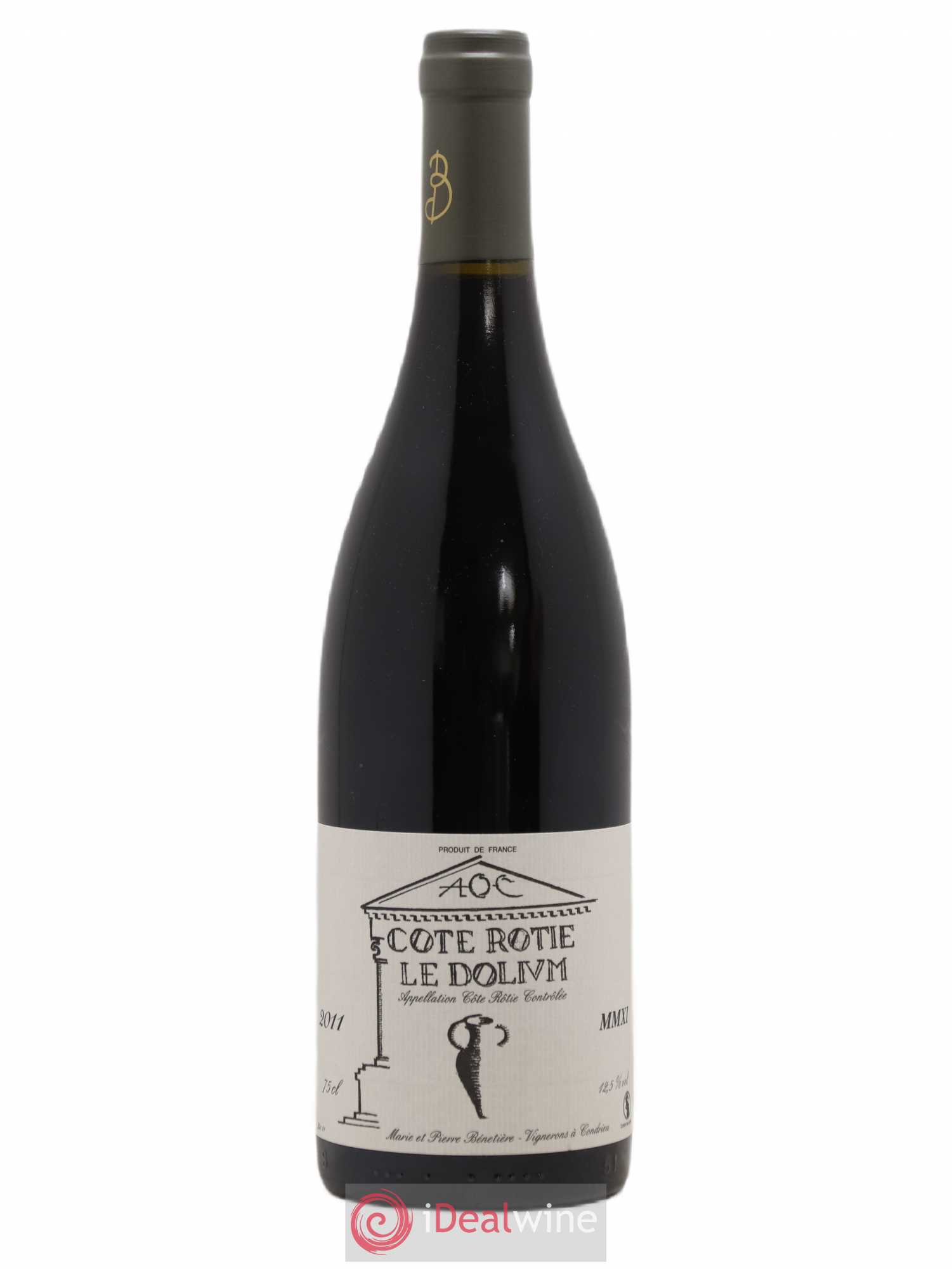 Côte-Rôtie Le Dolium Marie et Pierre Bénetière (Domaine) 2011 - Lot de 1 bouteille - 0