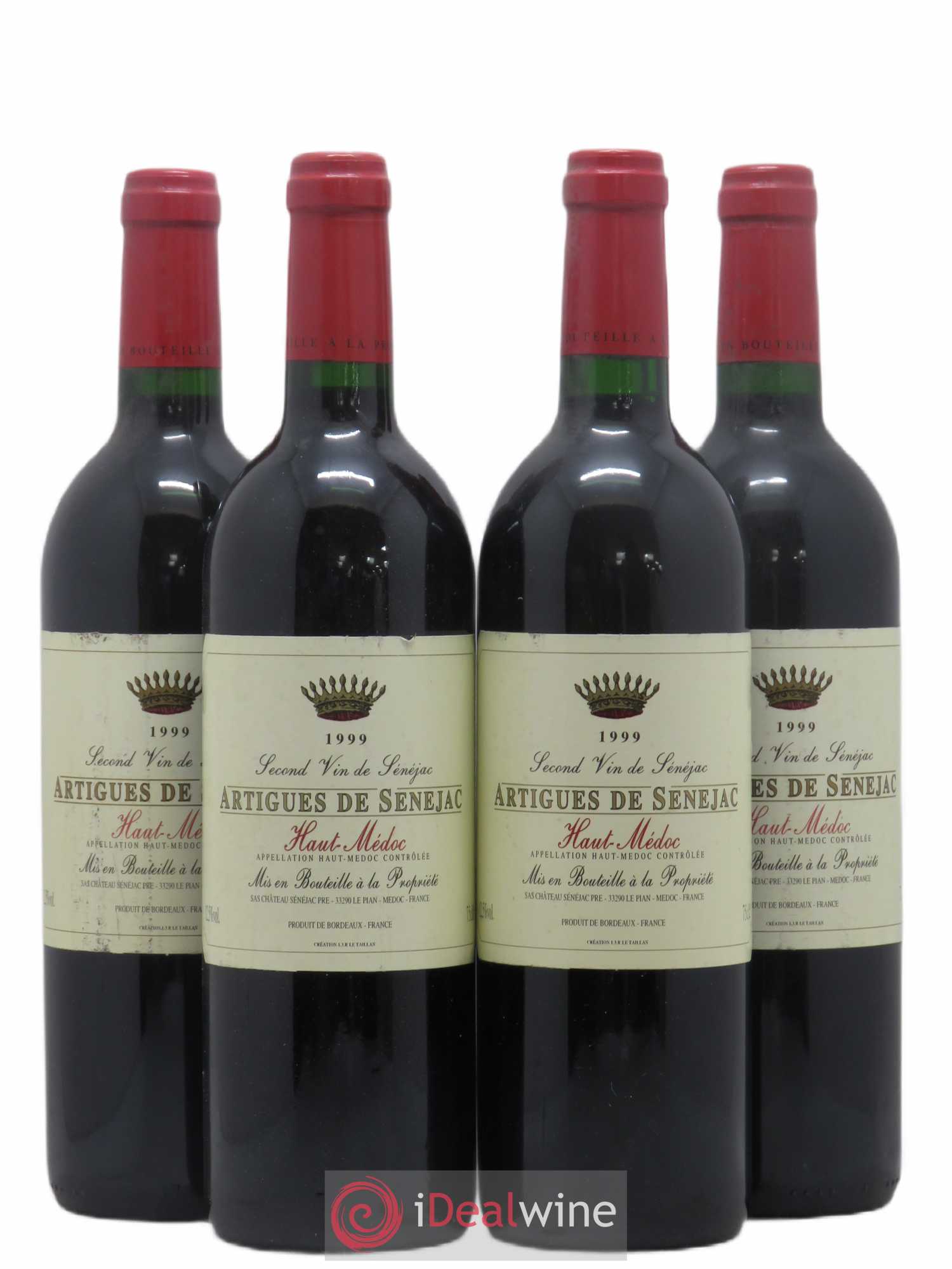 Haut Médoc 1999 - Posten von 4 Flaschen - 0