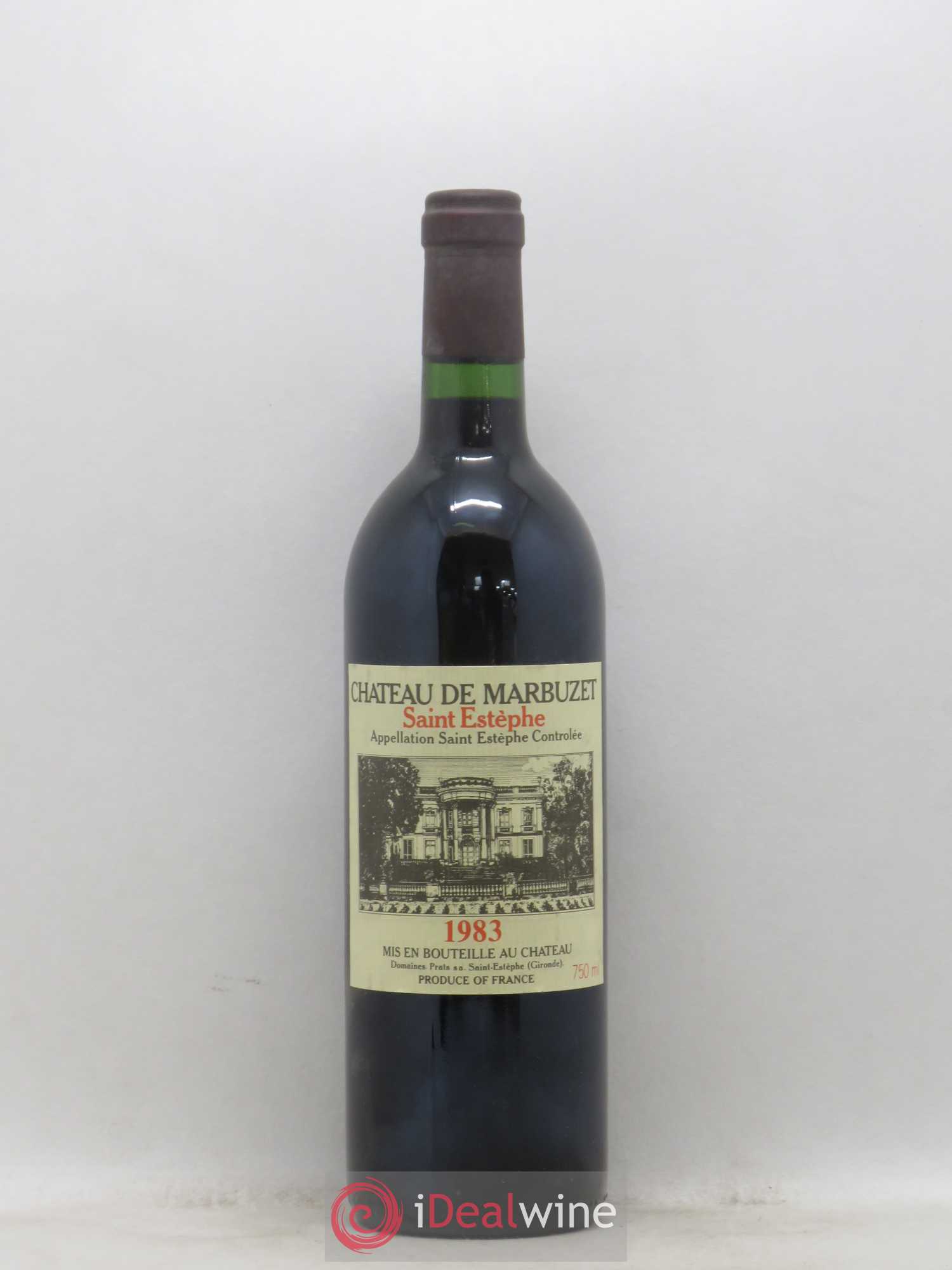 Château de Marbuzet Cru Bourgeois 1983 - Lot de 1 bouteille - 0