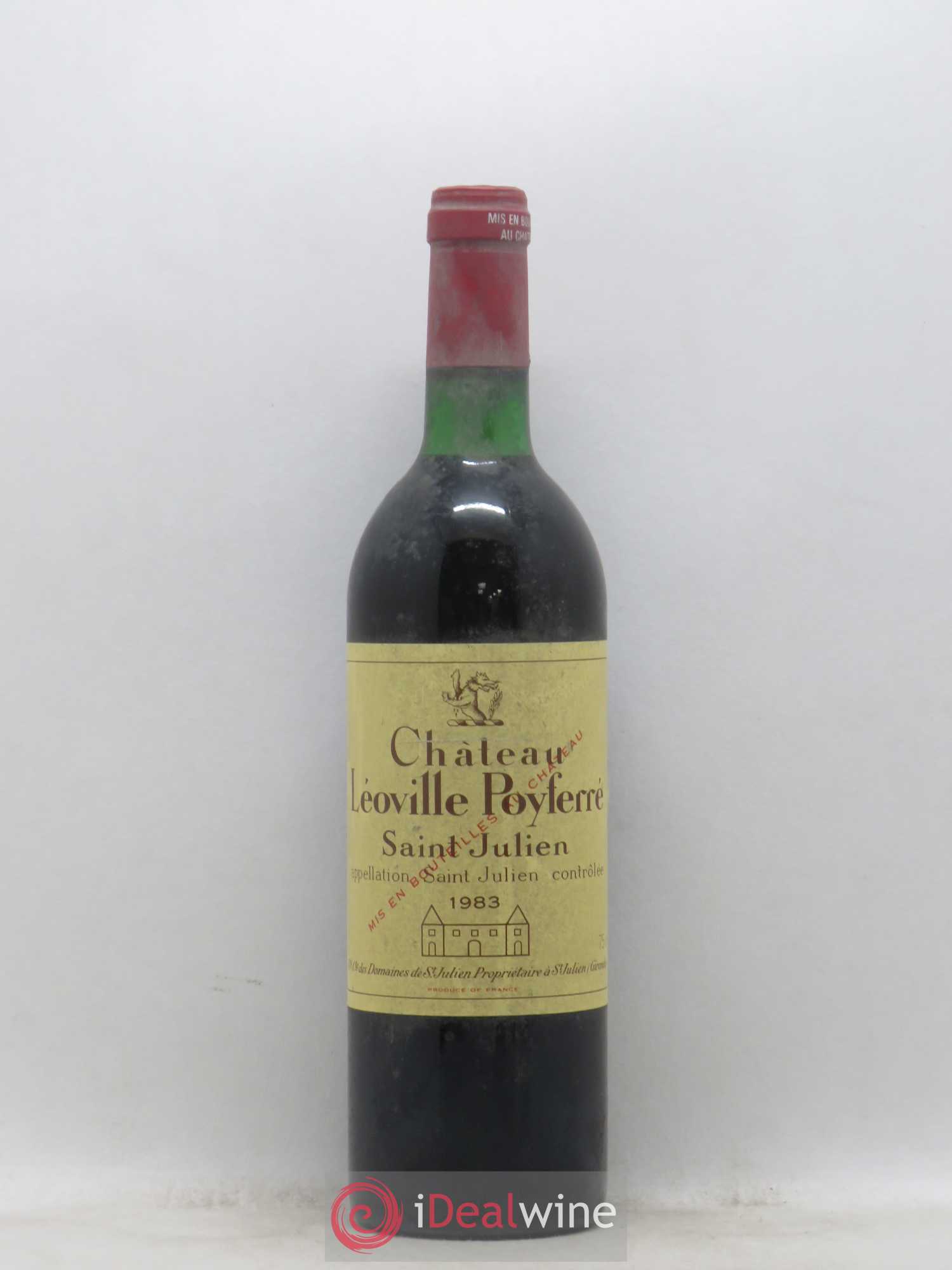 Château Léoville Poyferré 2ème Grand Cru Classé 1983 - Lot de 1 bouteille - 0