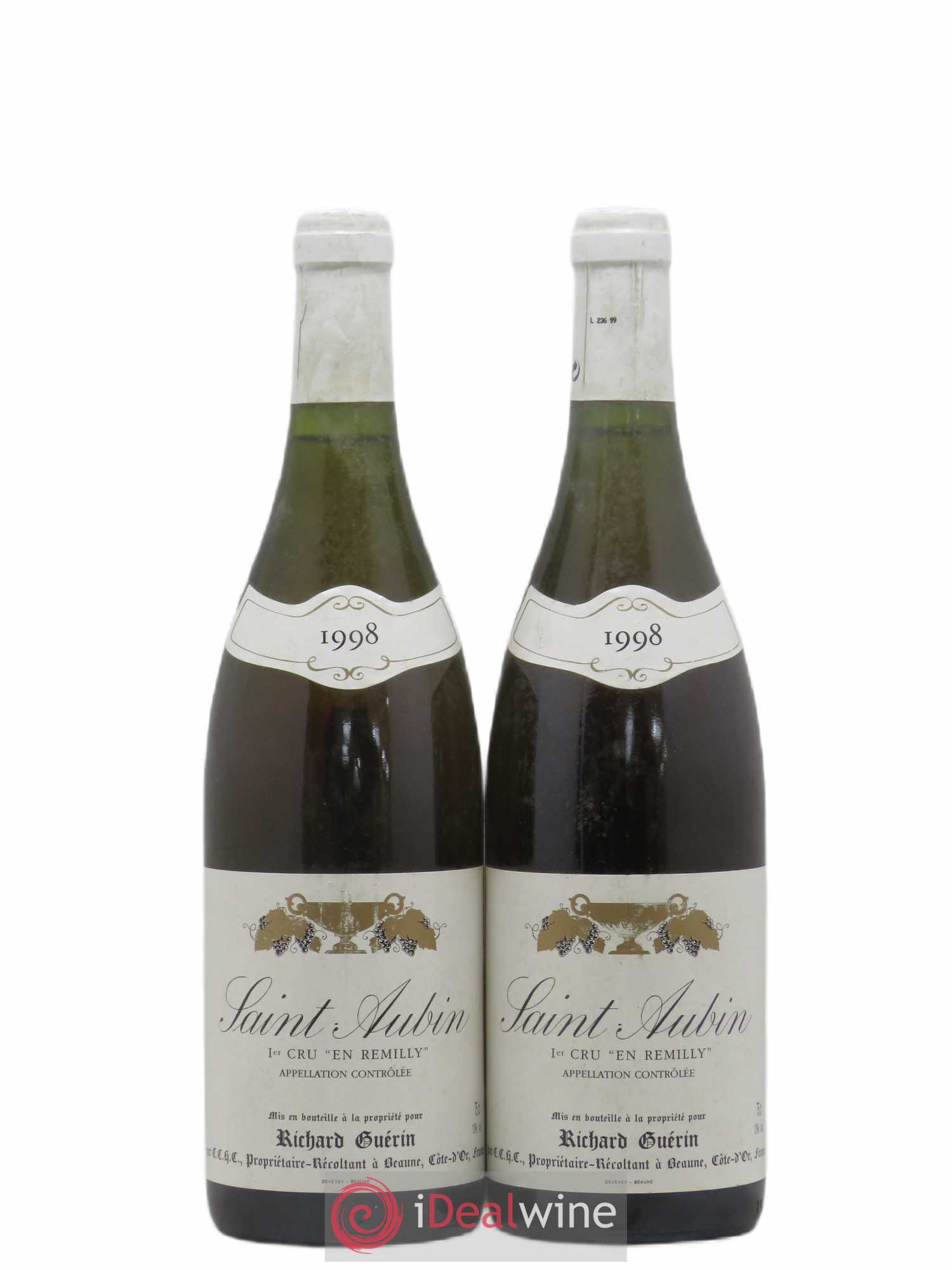 Saint-Aubin 1er Cru En Remilly Richard Guerin 1998 - Posten von 2 Flaschen - 0